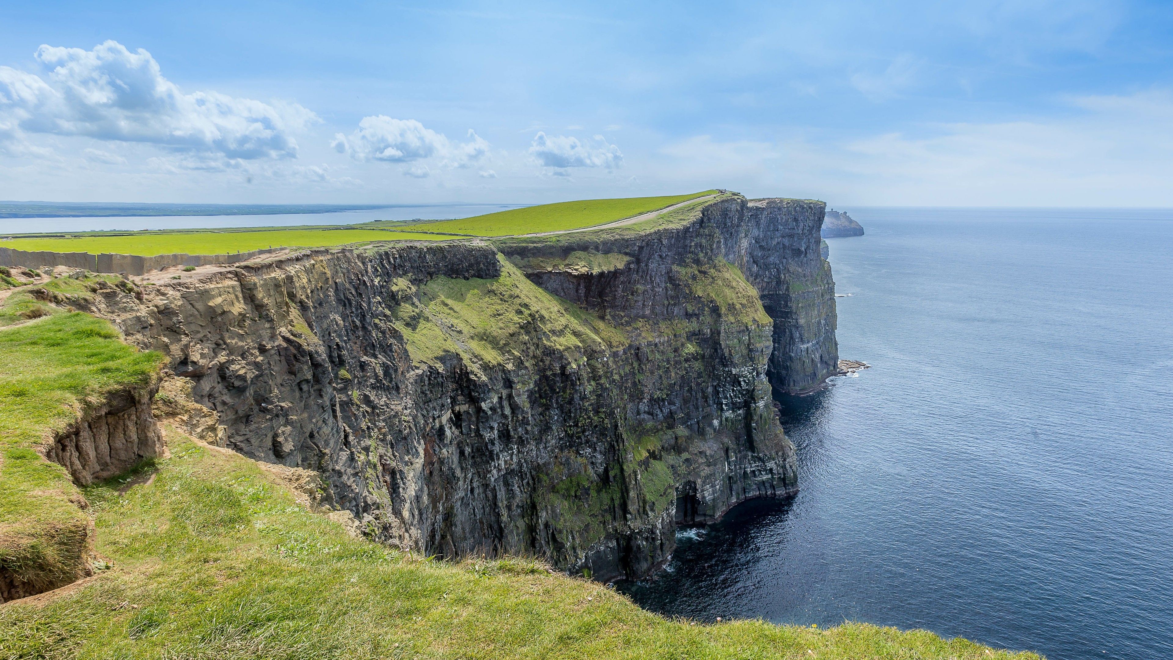 Scogliere di Moher, Irlanda, 3840x2160 4K Ultra HD, Monitor 4K