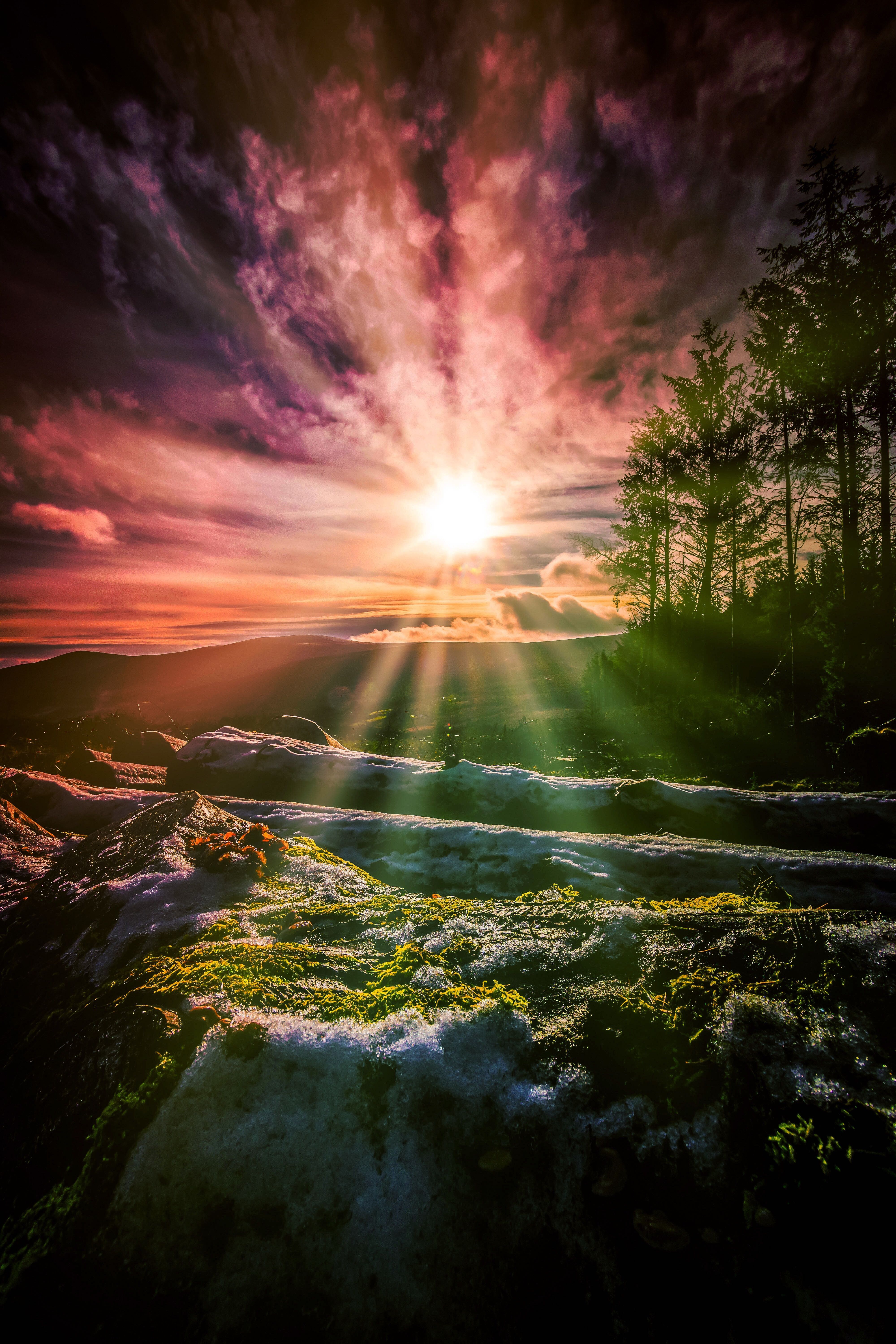 Alba montagne Wicklow Irlanda, 4000x6000 Full HD Verticale, Smartphone