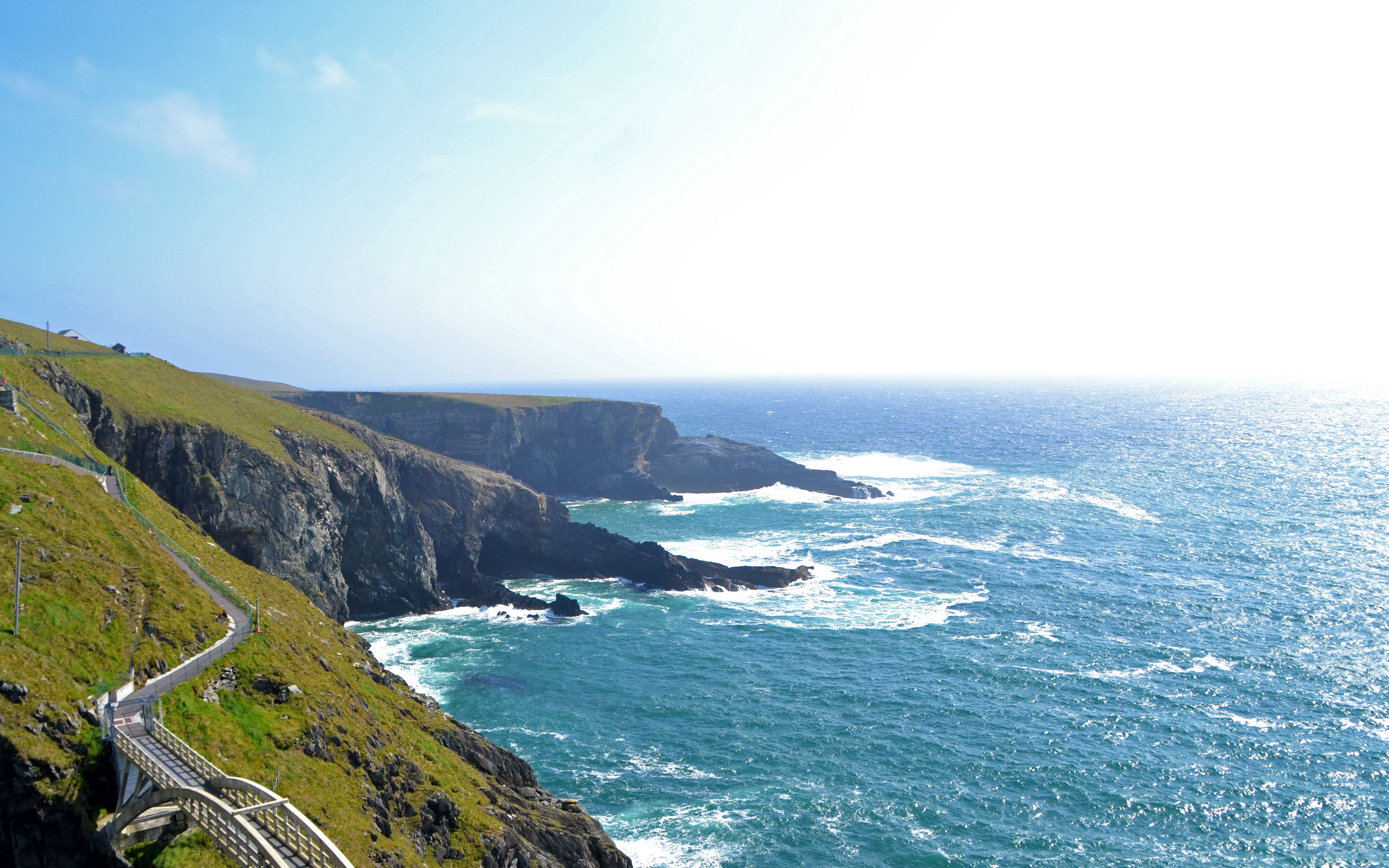 Costa scogliere Irlanda, 3840x2400 Ultra HD, 4K TV