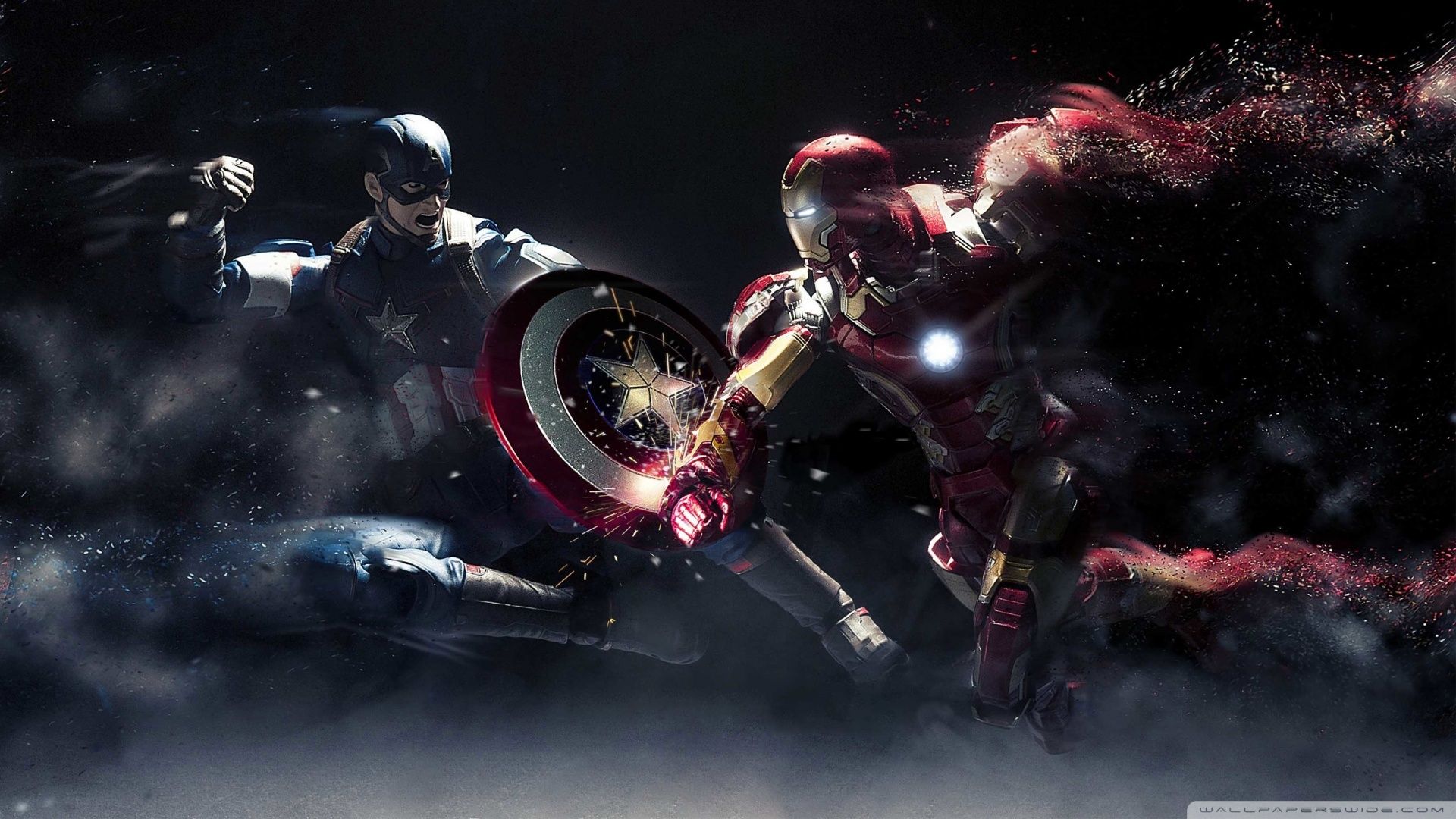 Iron Man contro Capitan America, 1920x1080 1080p, Desktop