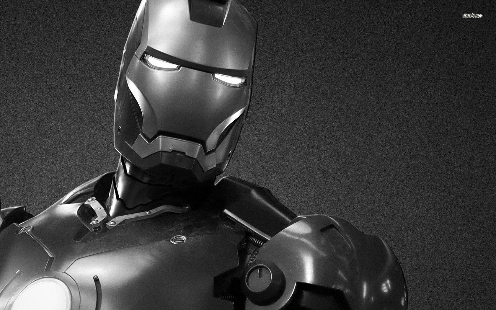 Iron Man casco bianco e nero, 1680x1050 HD Ready, Laptop