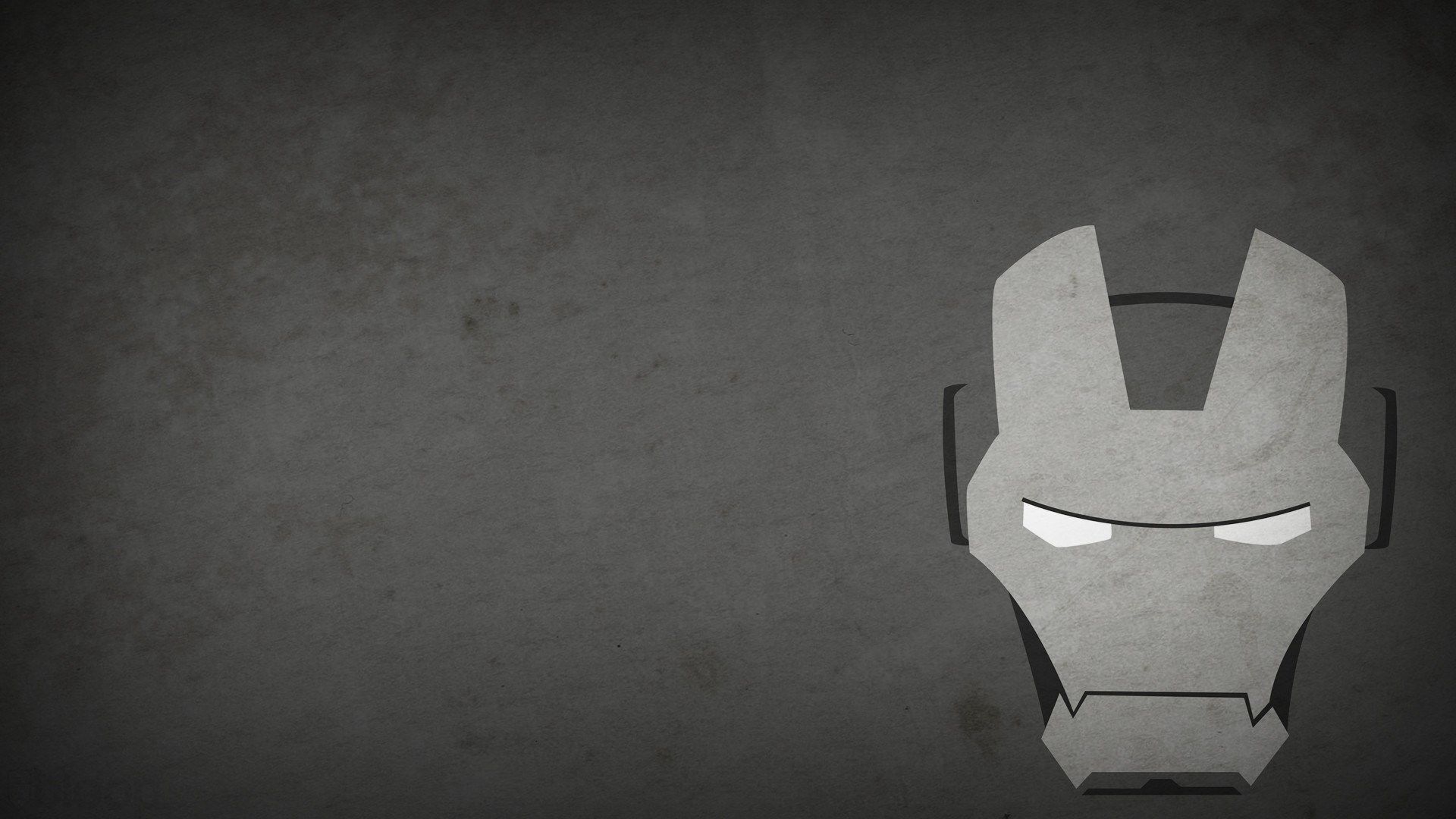 Iron Man maschera minimalista, 1920x1080 Full HD, PC Desktop