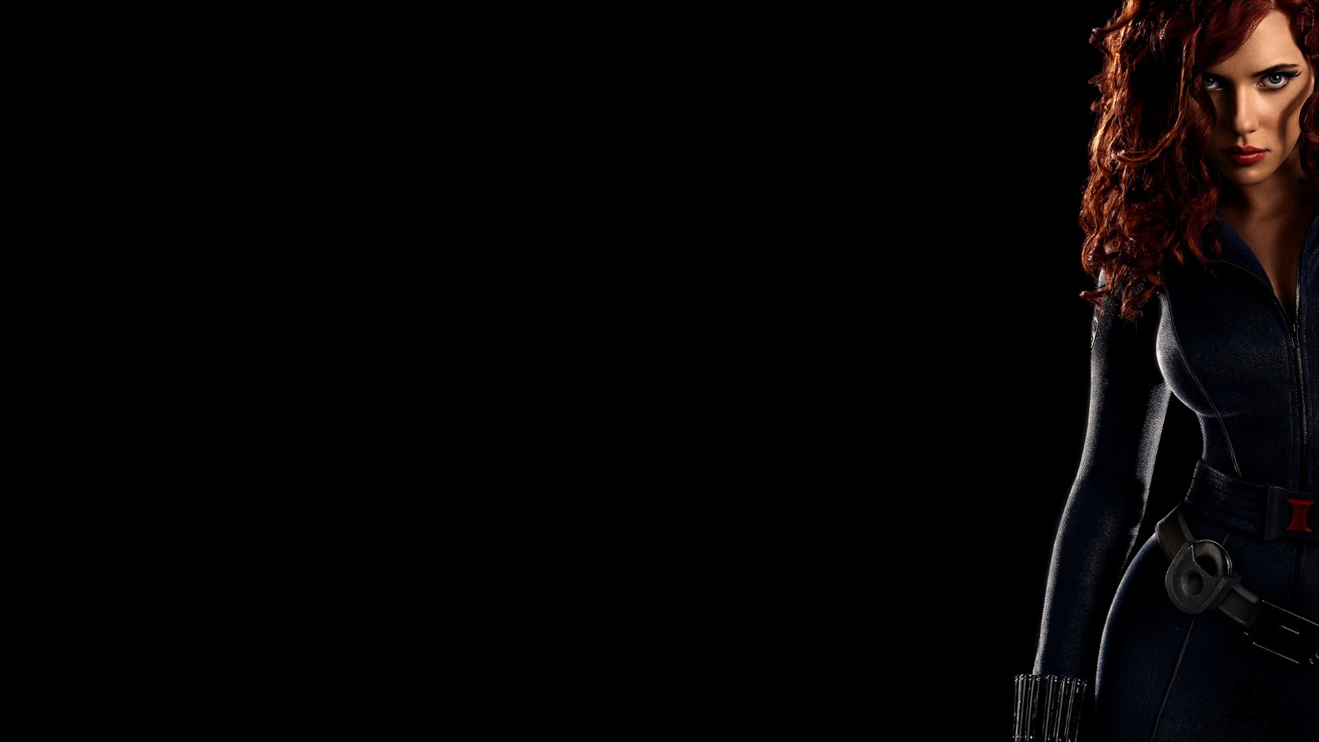 Black Widow sfondo nero, 1920x1080 1080p, Desktop