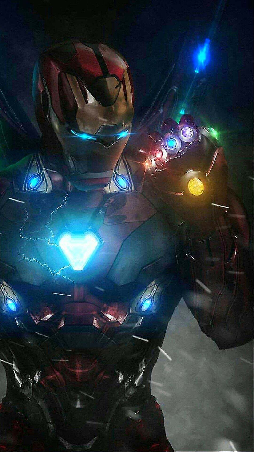 Iron Man Guanto Infinito, Marvel, 1080x1920 Verticale, Telefono