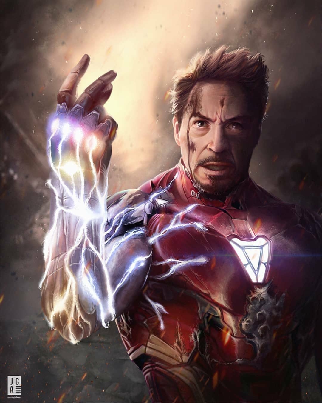 Iron Man snap Avengers, supereroi, 1080x1350 Verticale, Mobile