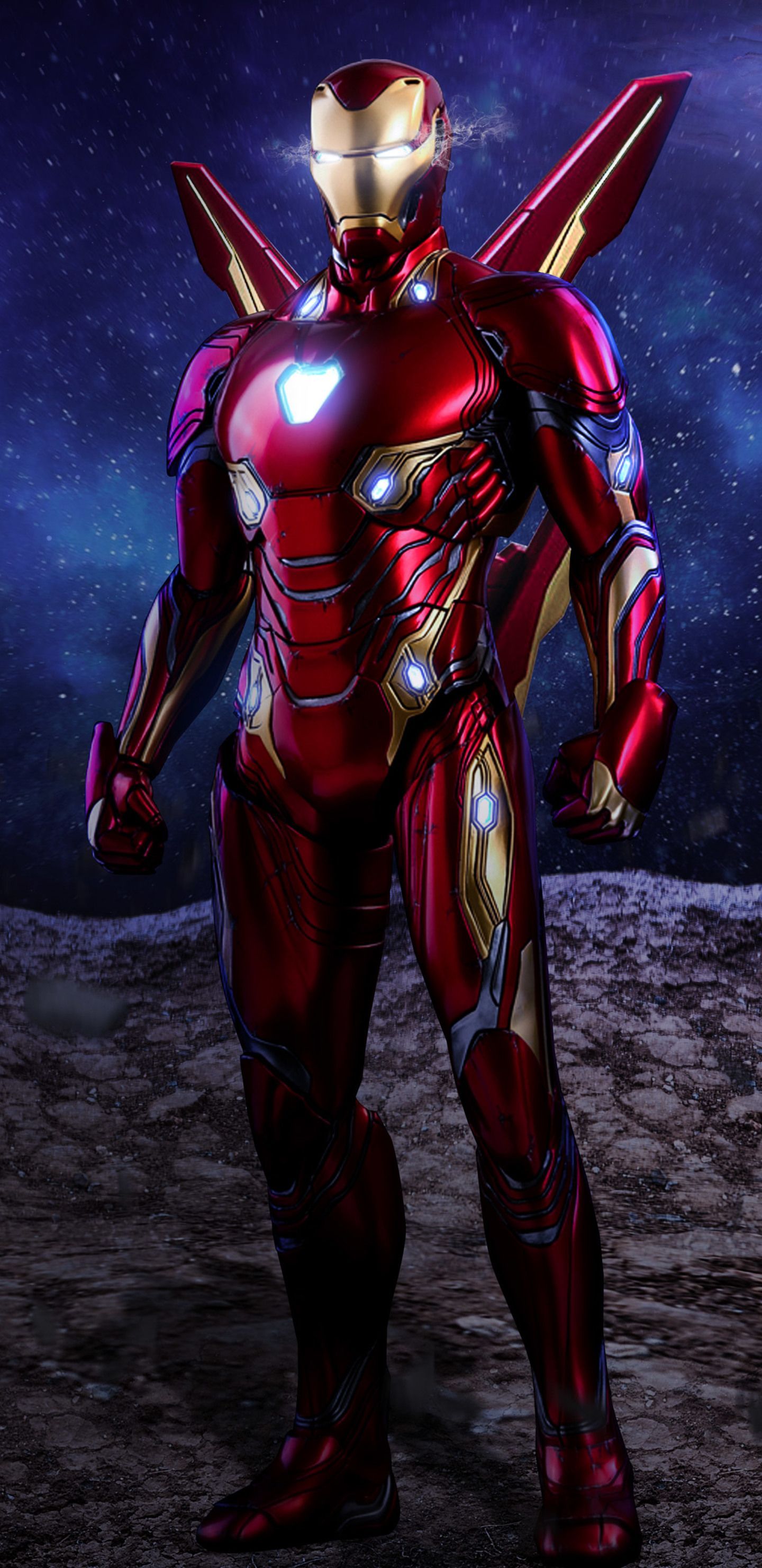 Iron Man armatura rossa, 1440x2960 Verticale, Telefono