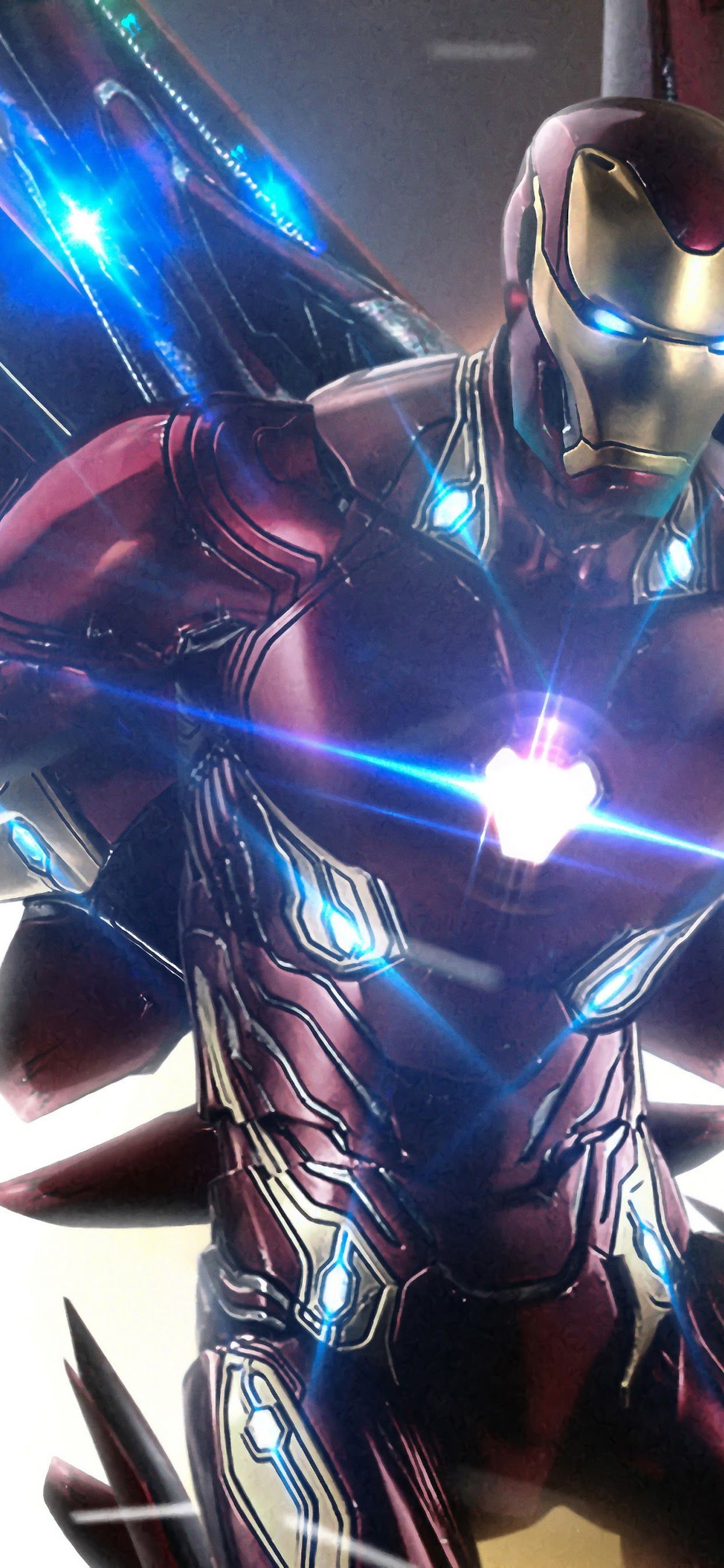 Iron Man armatura futuristica, 1242x2688 Full HD Verticale, Smartphone