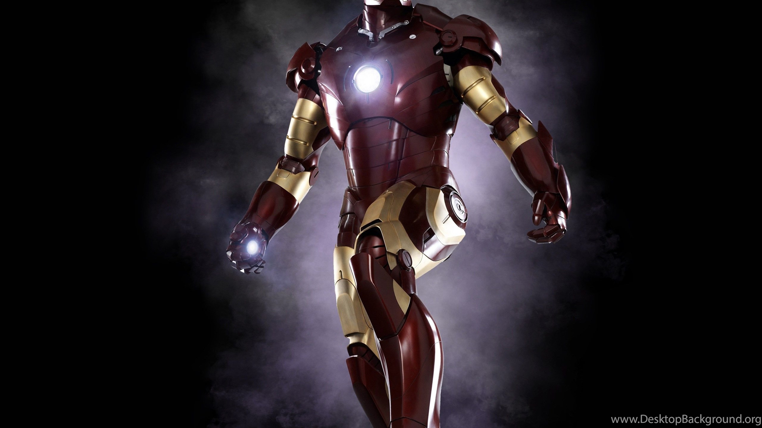 Iron Man armatura rosso-oro, 2560x1440 1440p, Desktop
