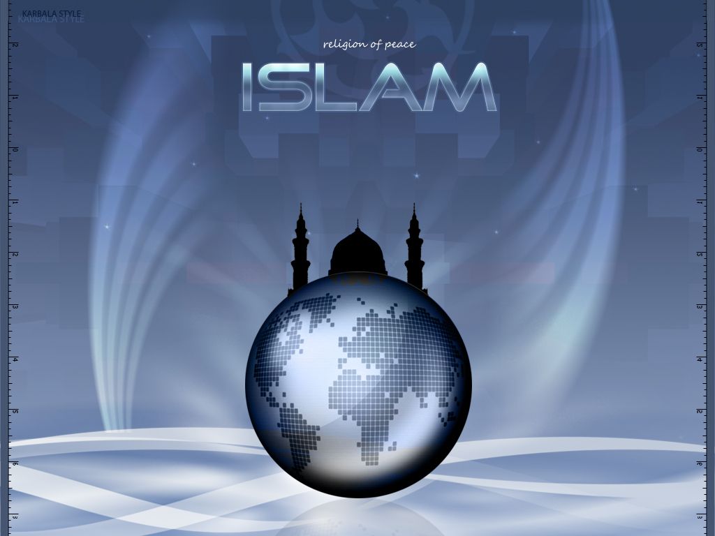 Globo terrestre con moschea blu, 1024x768 HD, Desktop