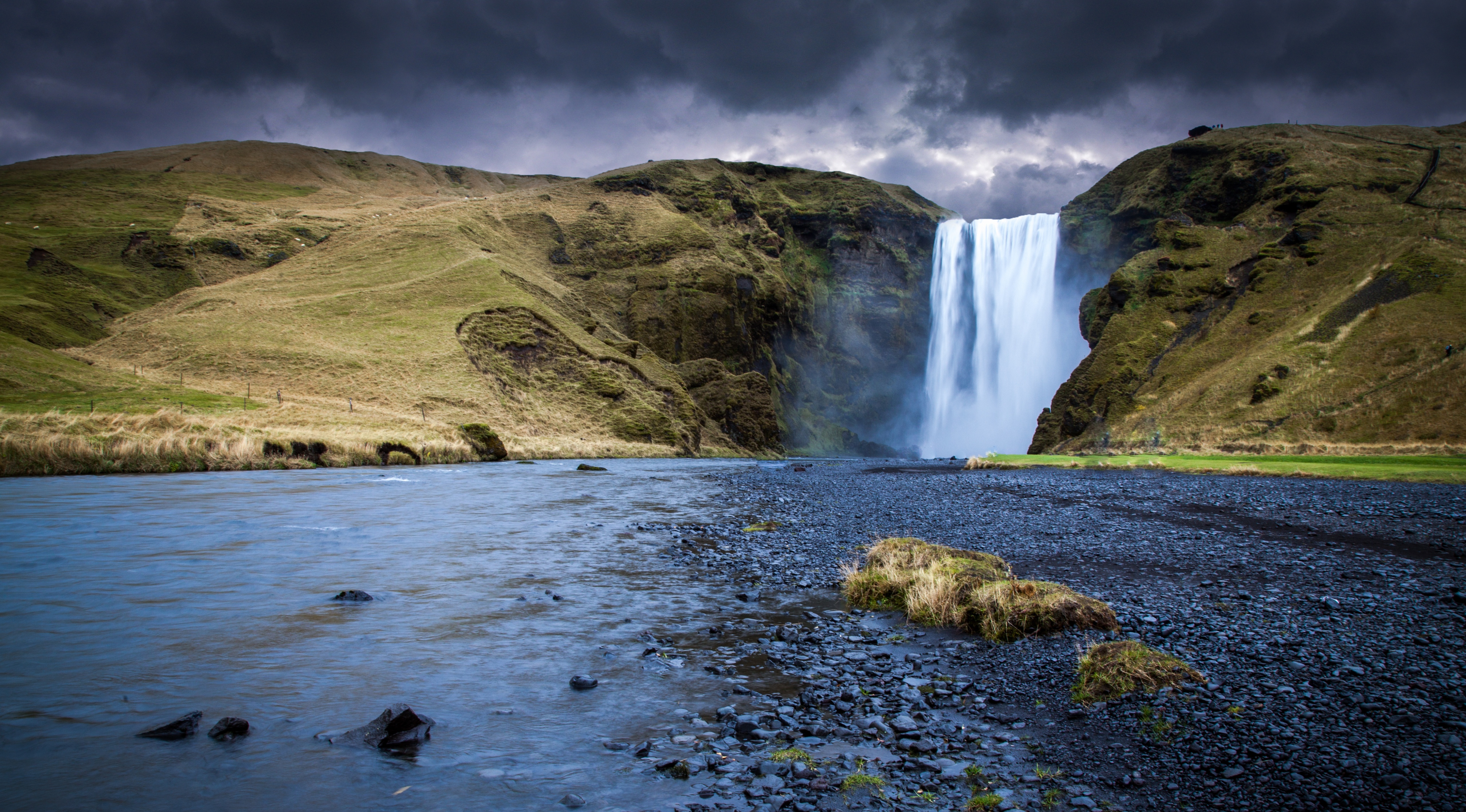 Cascata Skogafoss Islanda, 5120x2836 4K, Desktop 4K