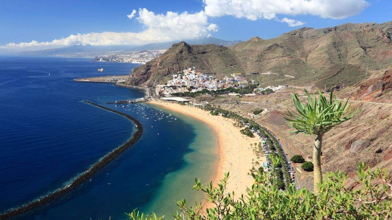 Spiaggia Tenerife Isole Canarie, 1366x768 720p, PC