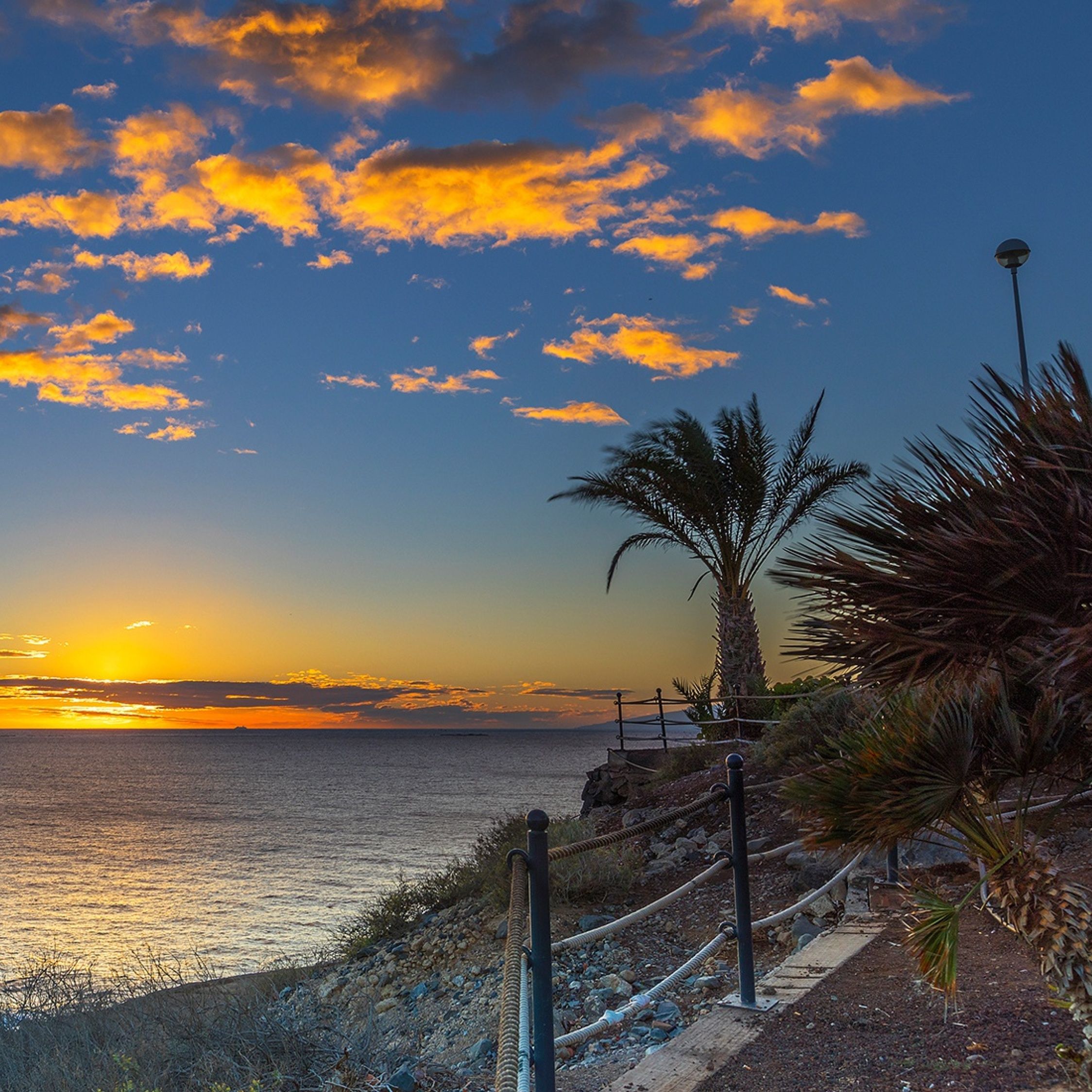 Tramonto costa Isole Canarie, 2248x2248 Hi-Res, Desktop
