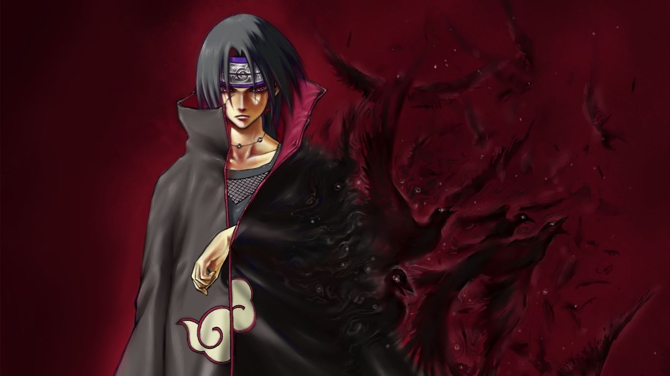 Itachi Uchiha Akatsuki, 1366x768 HD, Desktop