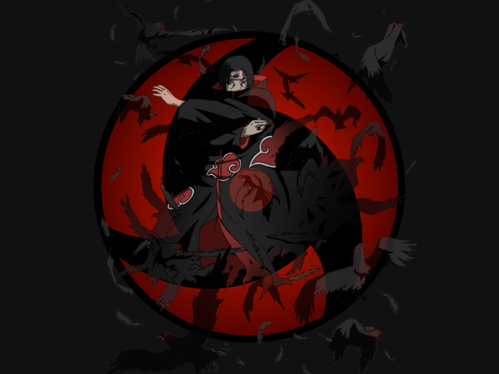 Itachi Uchiha Sharingan Naruto, 1024x768 HD, Desktop
