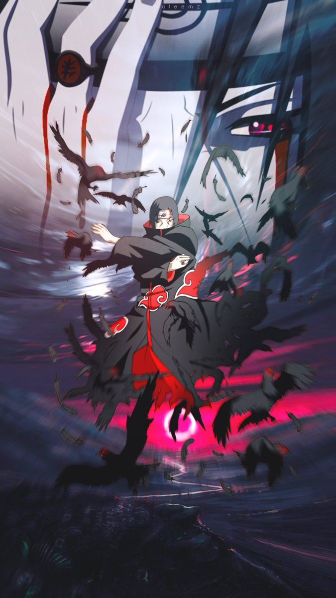 Itachi Uchiha corvi Naruto, 675x1200 Full HD Verticale, Smartphone