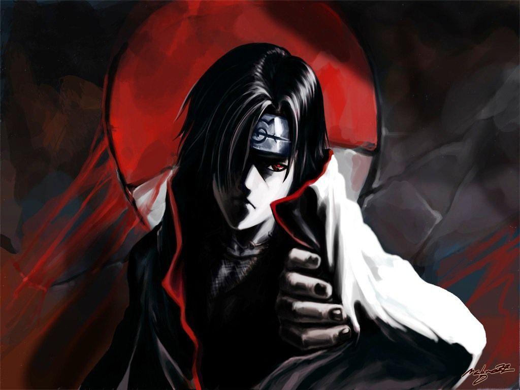 Itachi Uchiha Naruto Akatsuki, Konoha, 1024x768 HD, Desktop