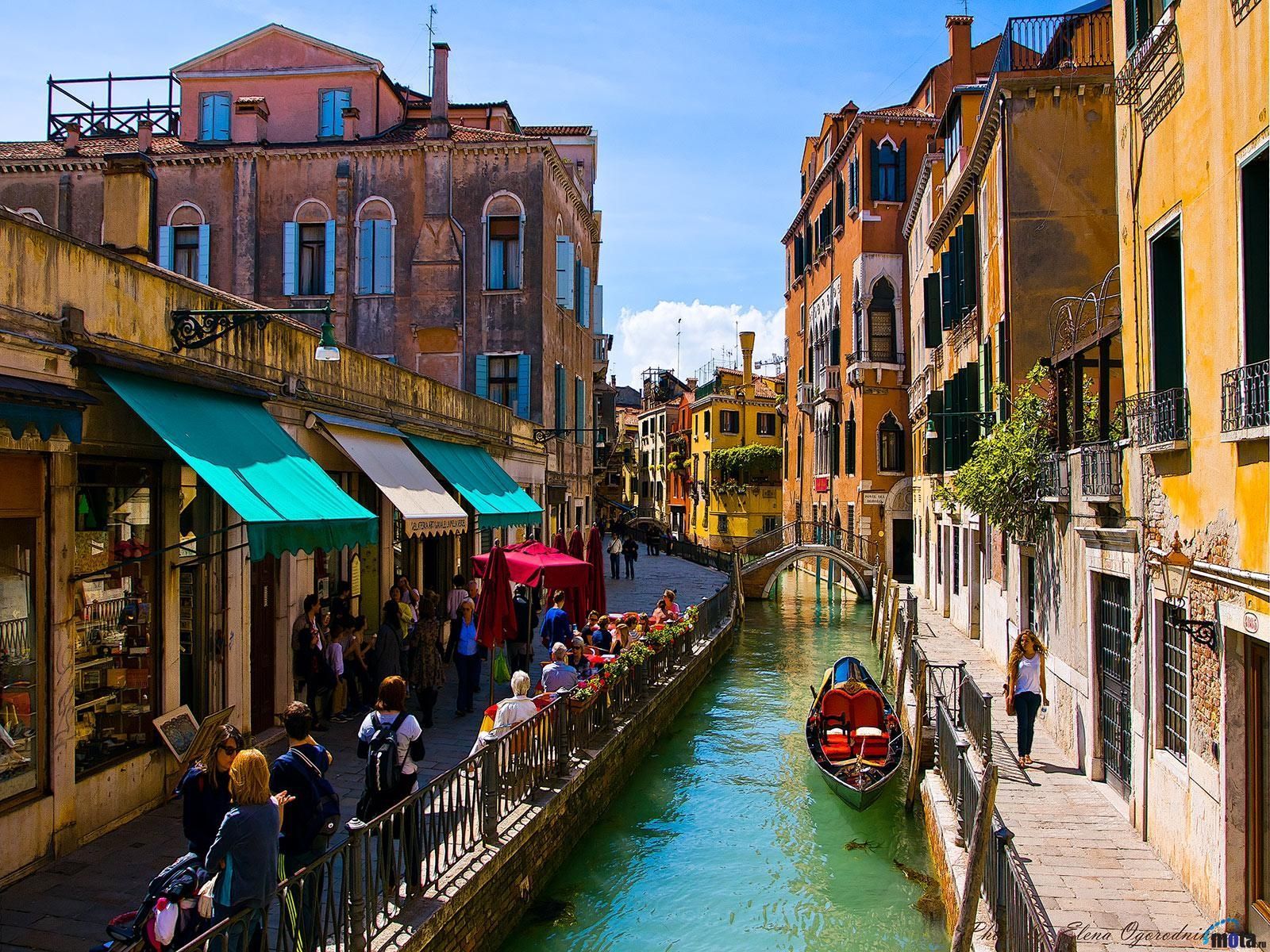 Canale di Venezia colorato, 1600x1200 900p, Desktop