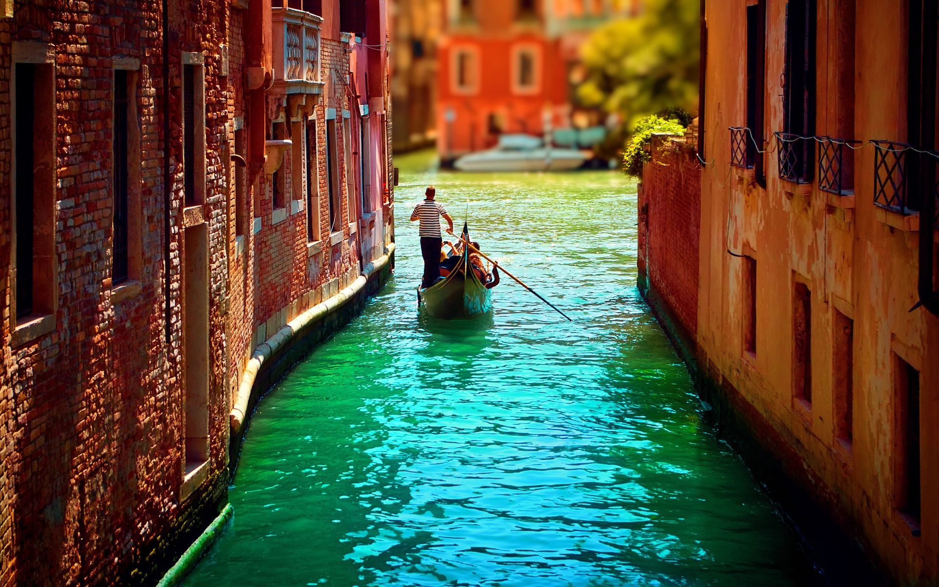 Gondola canale Venezia, 1920x1200 Full HD+, Desktop