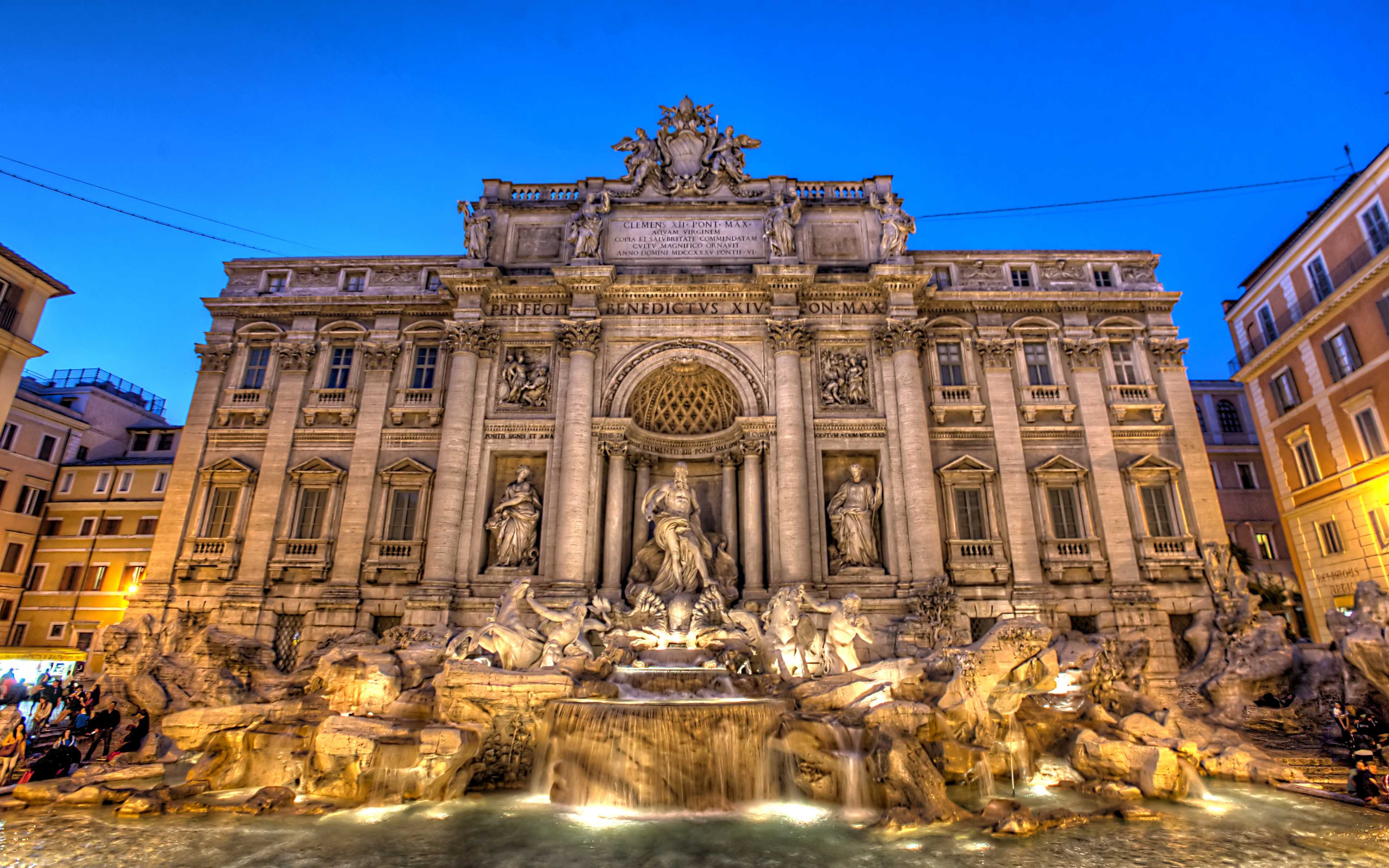 Fontana di Trevi Roma, 3840x2400 4K Ultra HD, Desktop