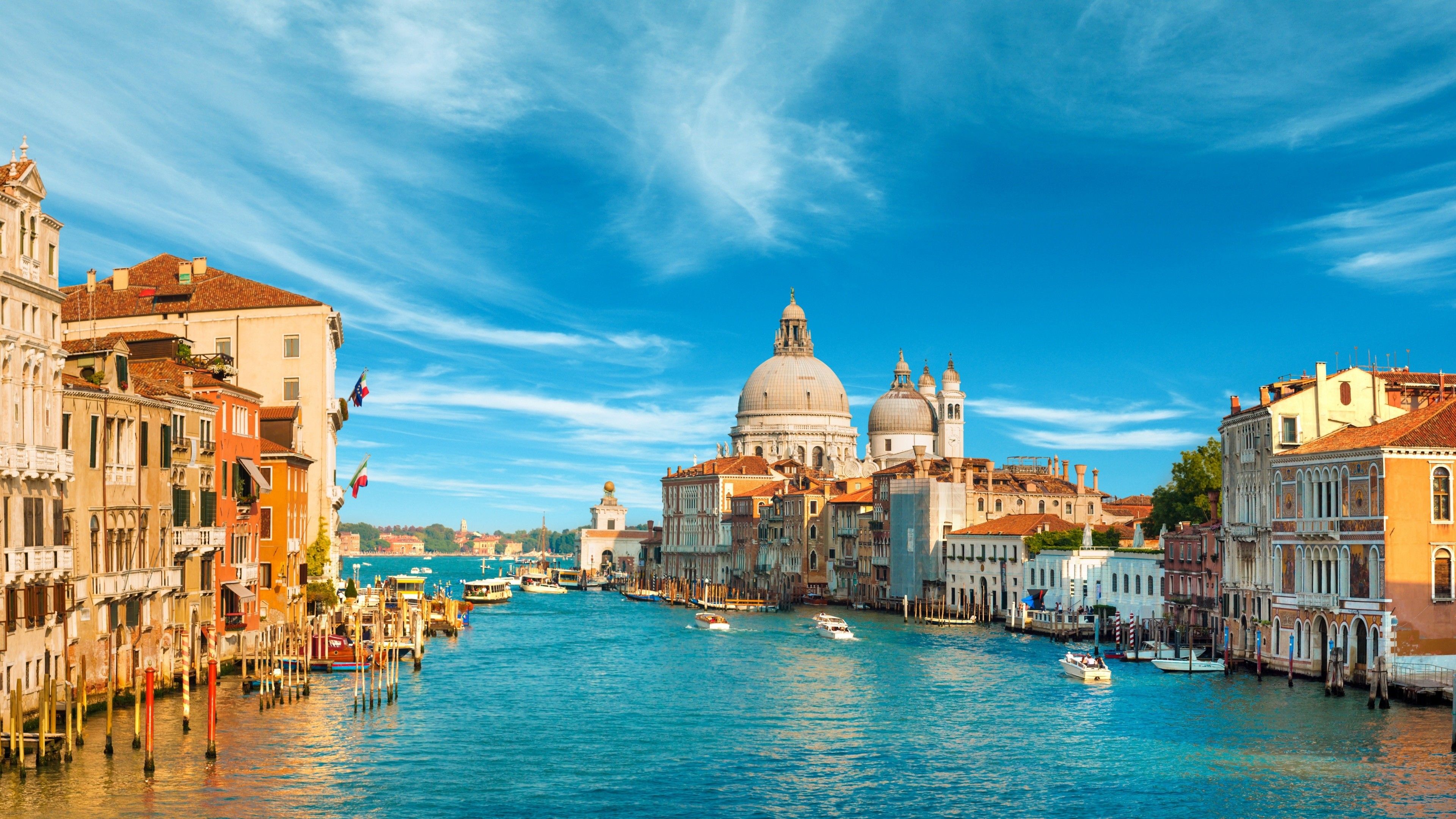 Venezia Canal Grande basilica, 3840x2160 4K Ultra HD, Desktop