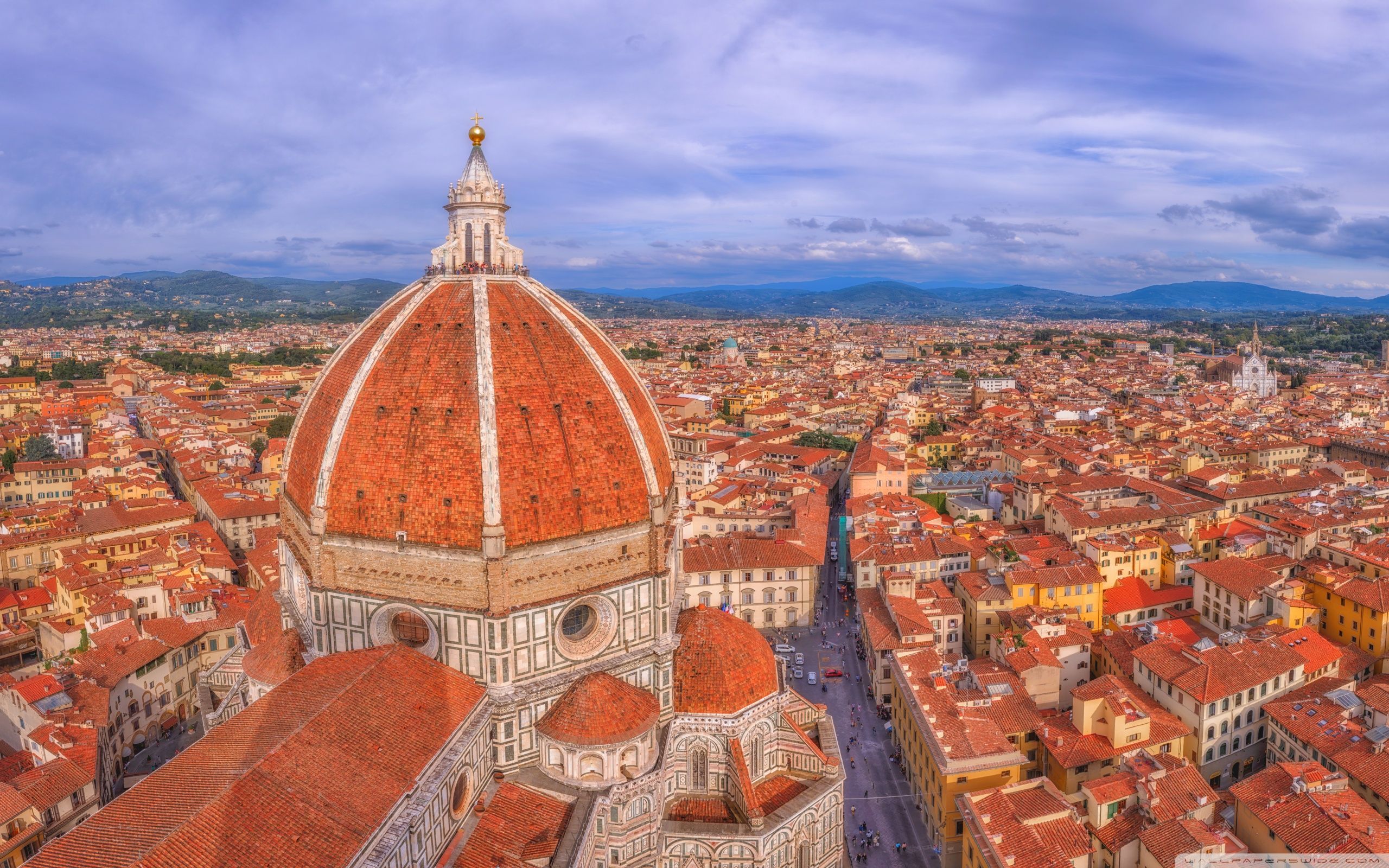 Duomo di Firenze vista aerea, 2560x1600 2K+, PC Desktop