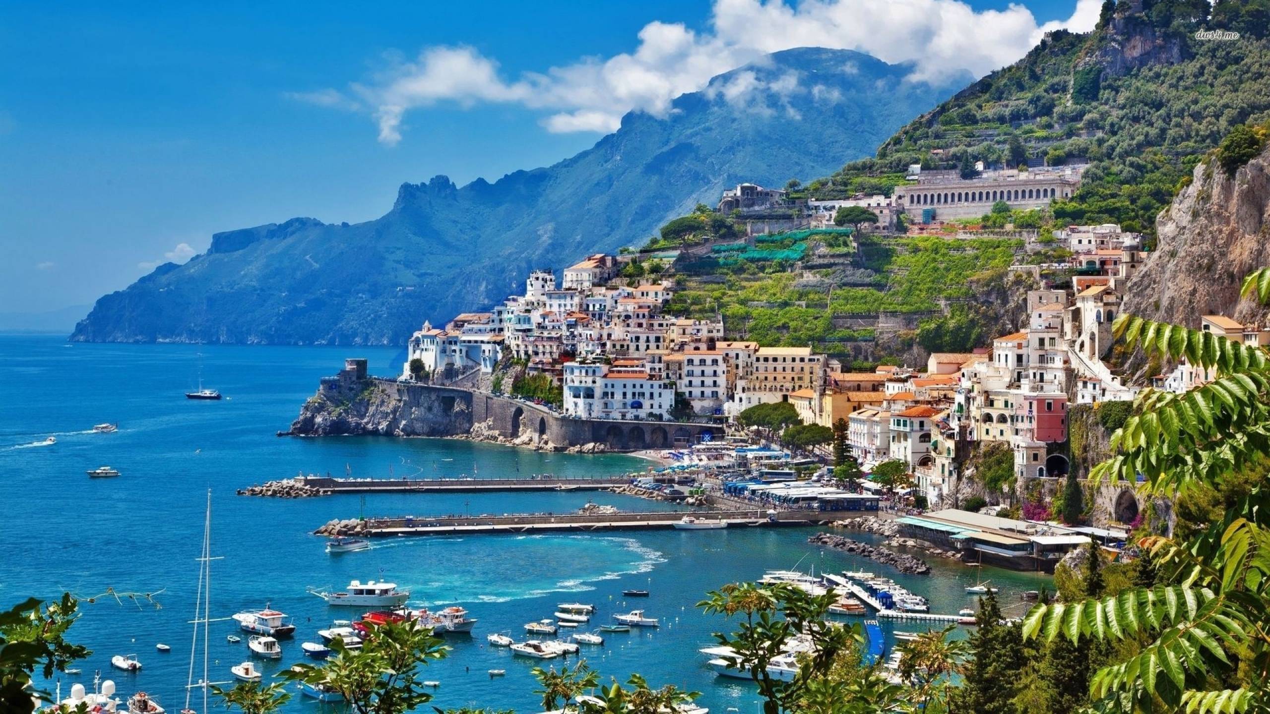 Costiera Amalfitana Italia, 2560x1440 1440p, Monitor Gaming