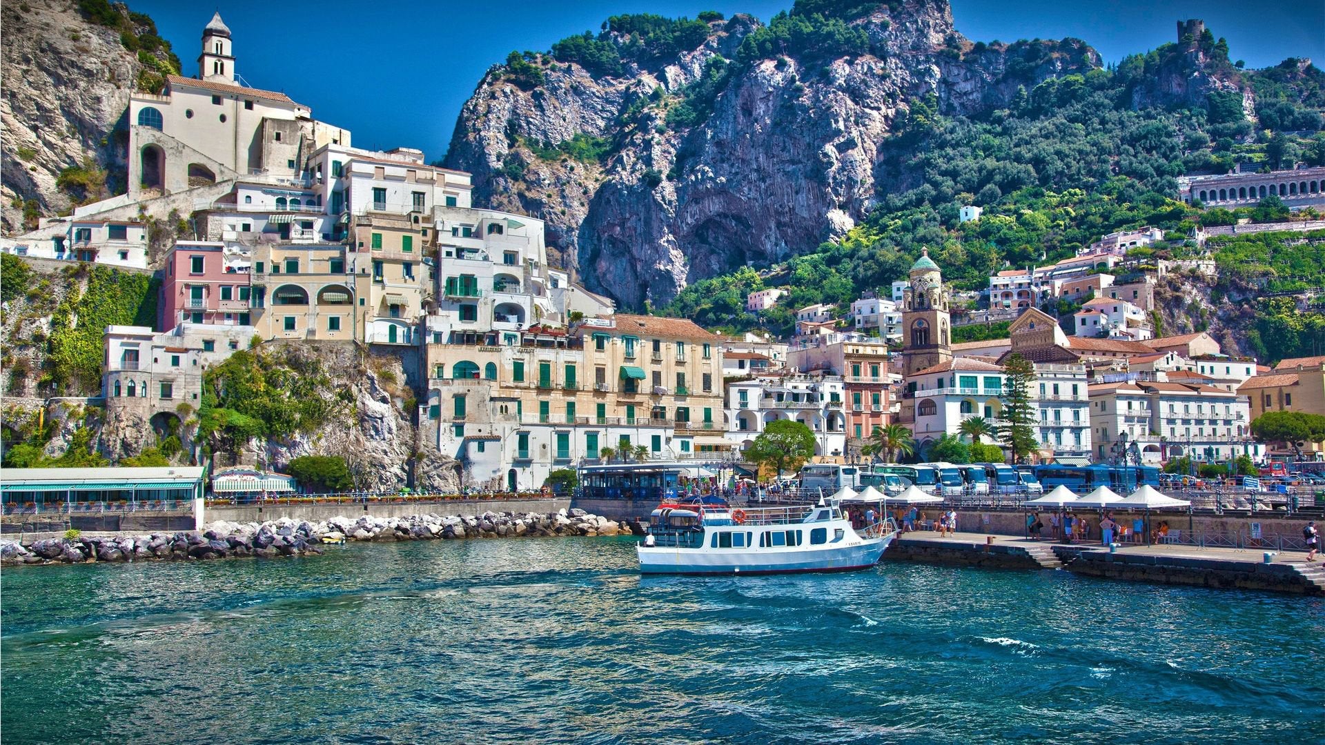 Costiera Amalfitana, Italia, 1920x1080 Full HD, PC
