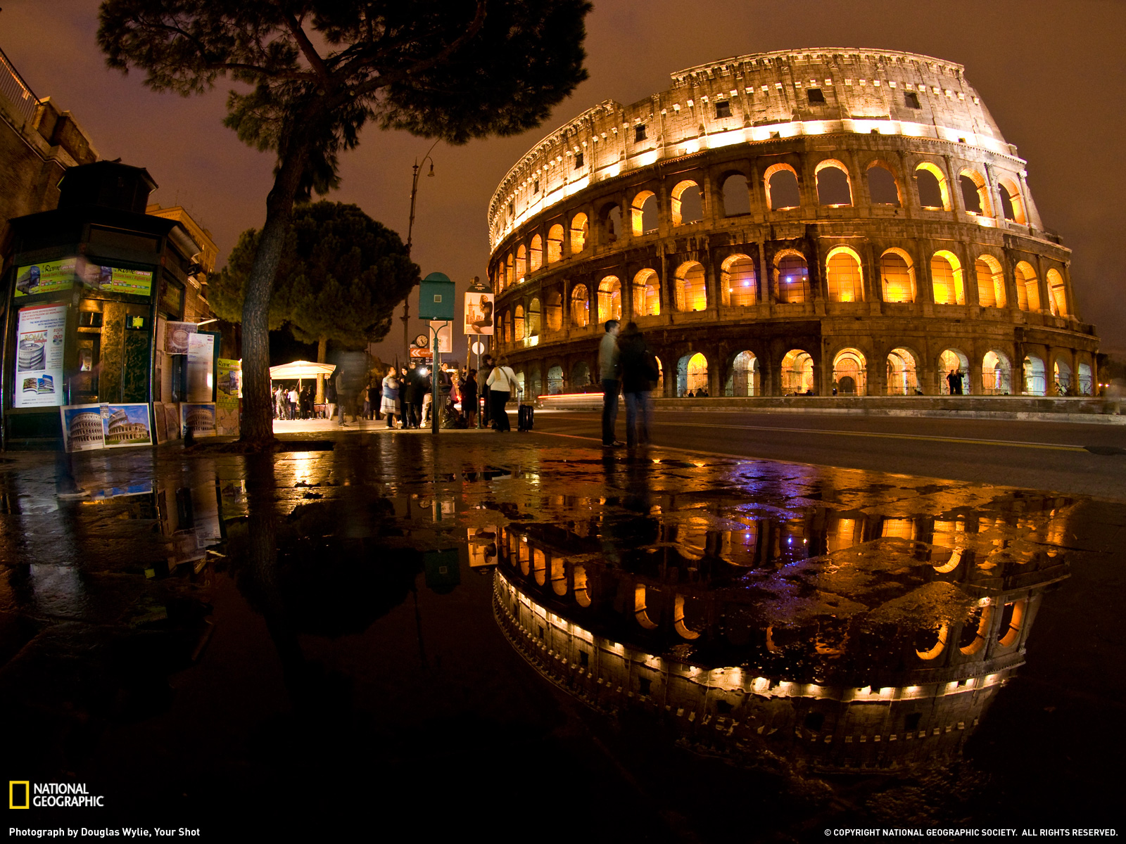 Colosseo di notte, Roma, 1600x1200 HD Ready, PC