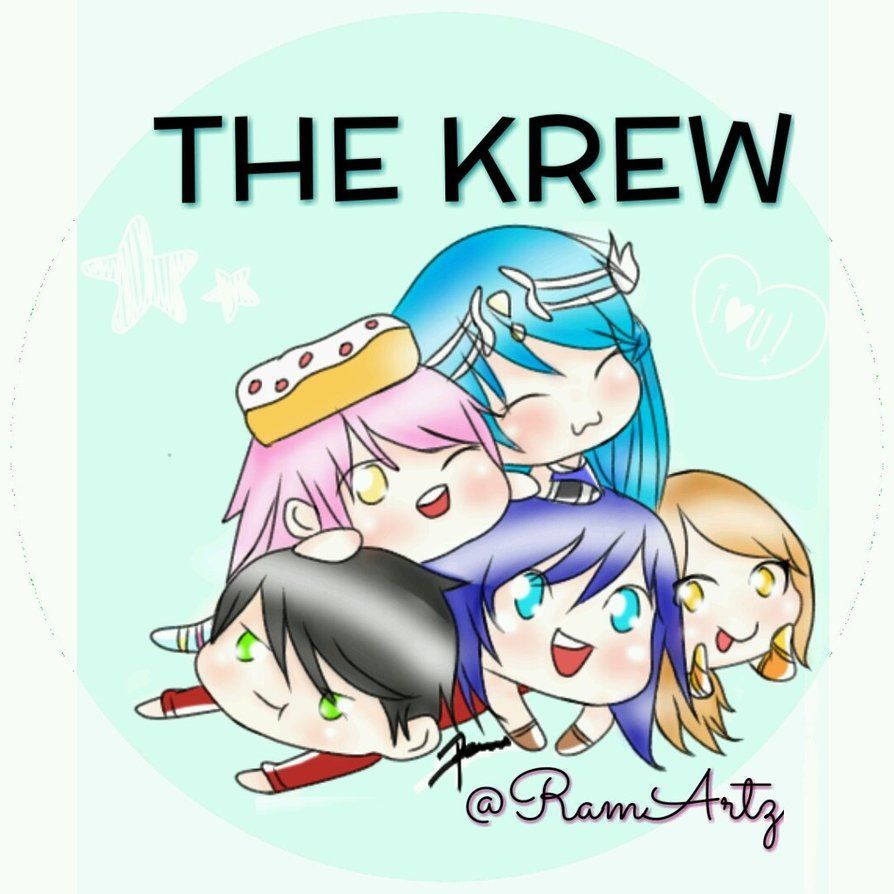 ItsFunneh personaggio chibi blu, 1200x675 HD, Desktop