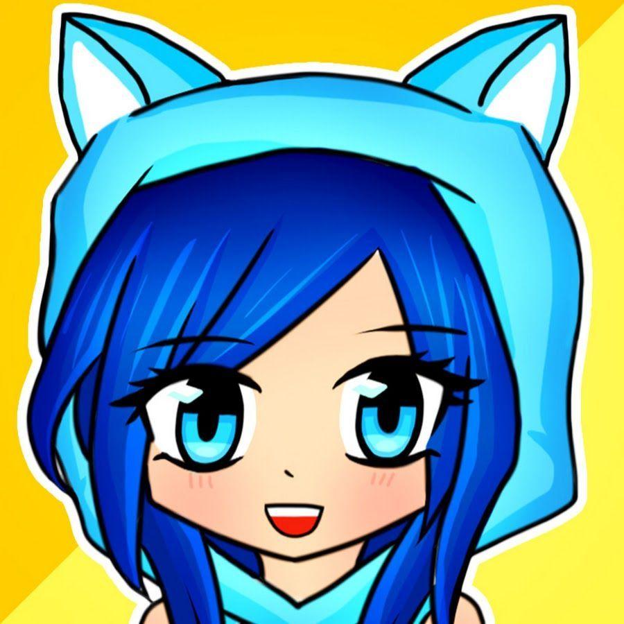 ItsFunneh personaggio gatto blu, 900x900 HD, iMac