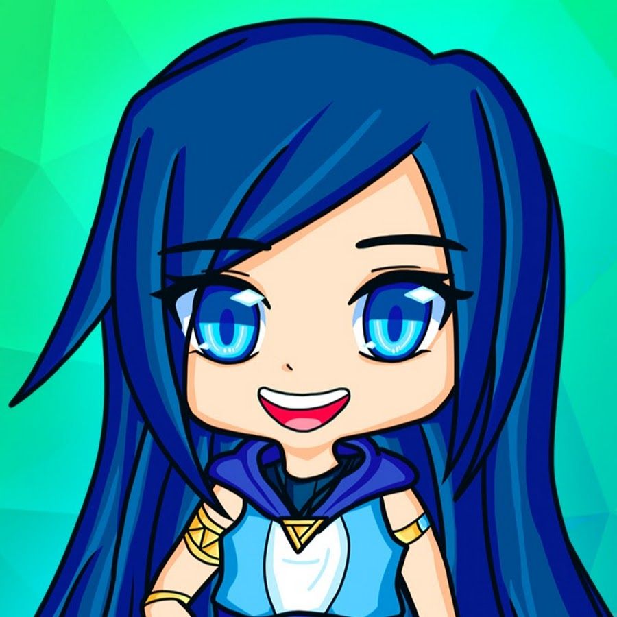 ItsFunneh personaggio blu cartoon, 900x900 HD, PC