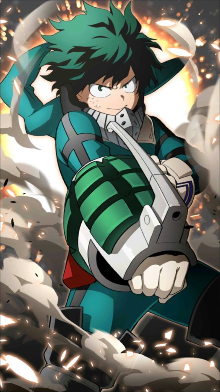 Izuku Midoriya My Hero Academia, 736x1308 Full HD Verticale, iPhone