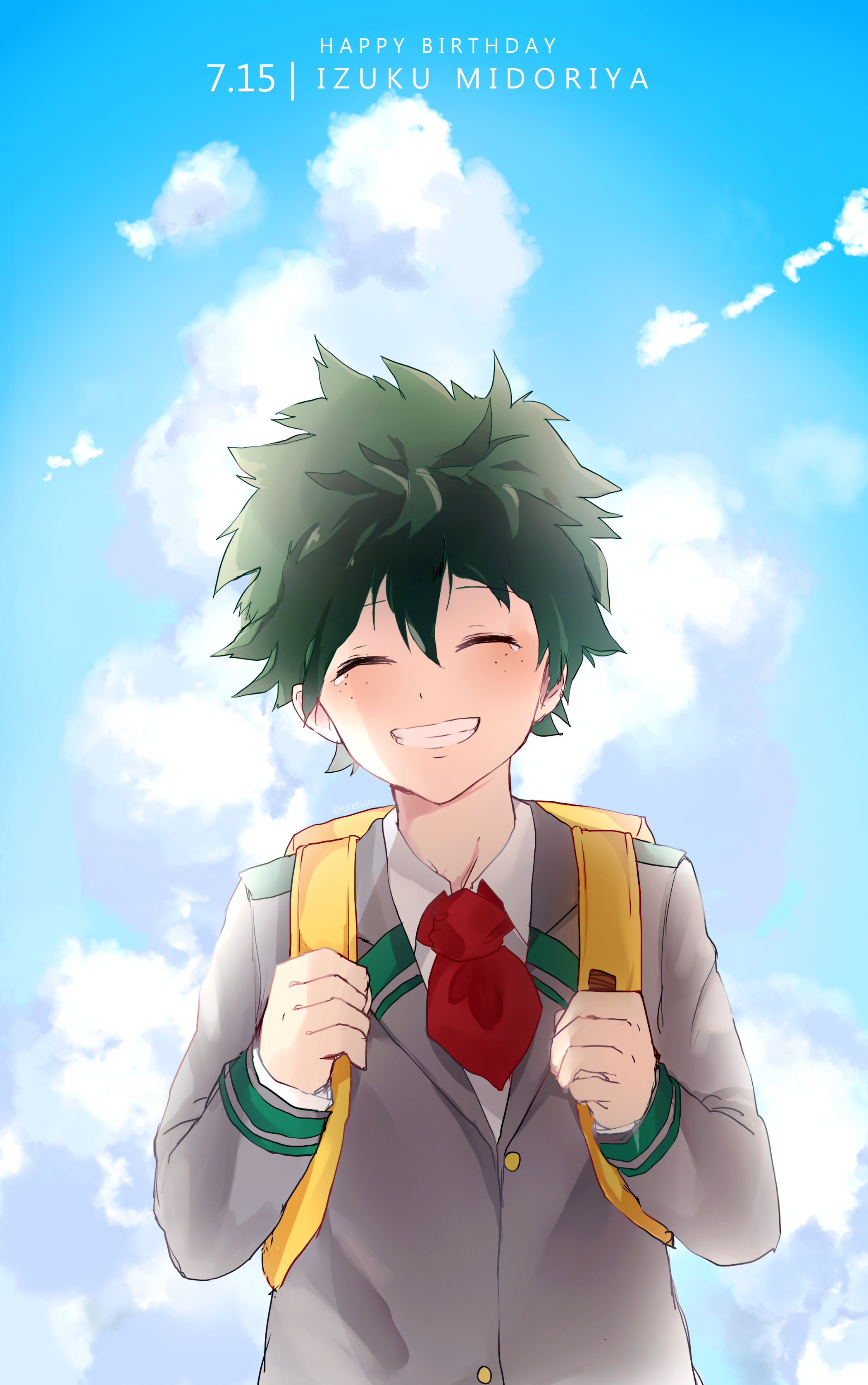 Izuku Midoriya, My Hero Academia, 2100x3350 Full HD Verticale, iPhone
