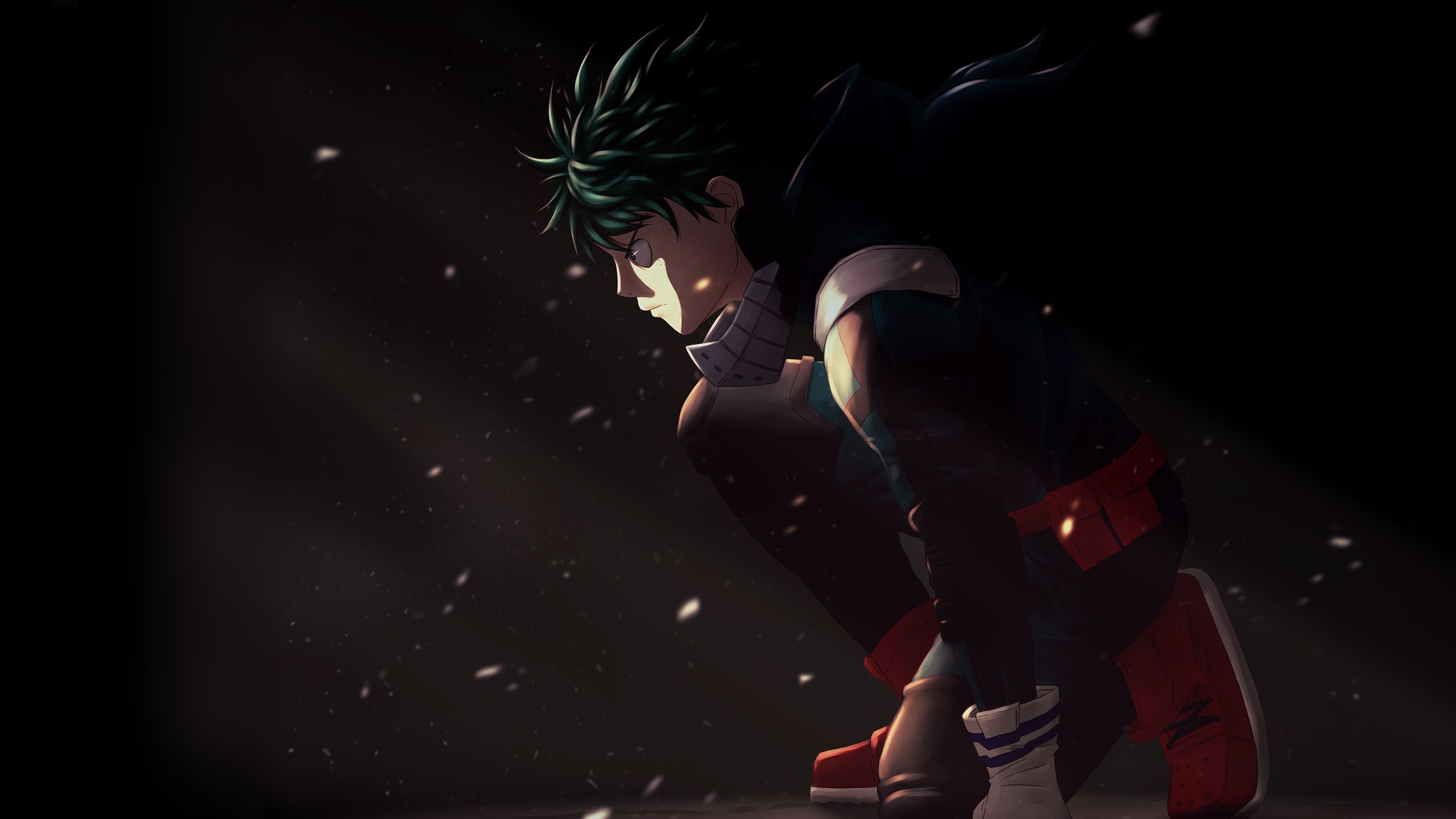 Izuku Midoriya Deku maschera verde, My Hero Academia, 1080x2160 Verticale, Mobile