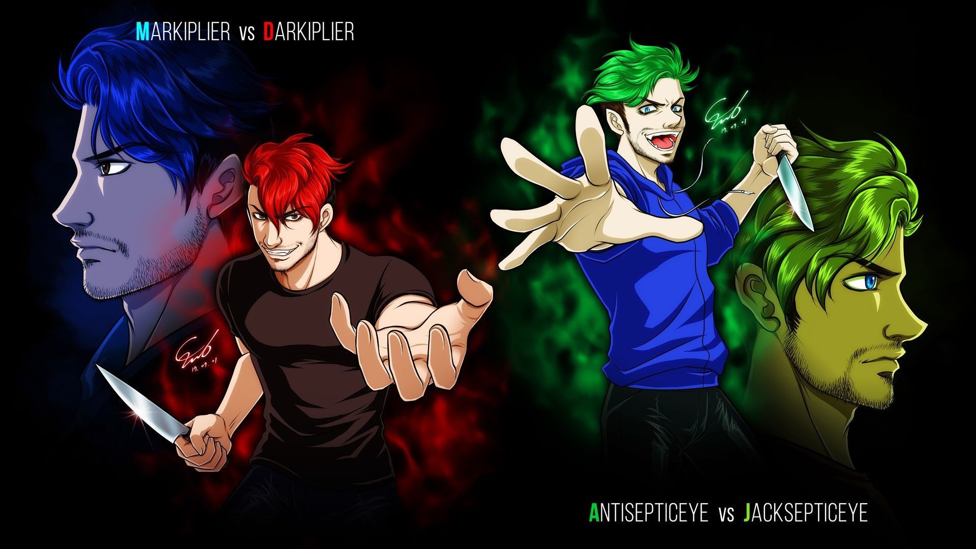 Jacksepticeye Like a Boss, 1920x1080 Full HD, PC