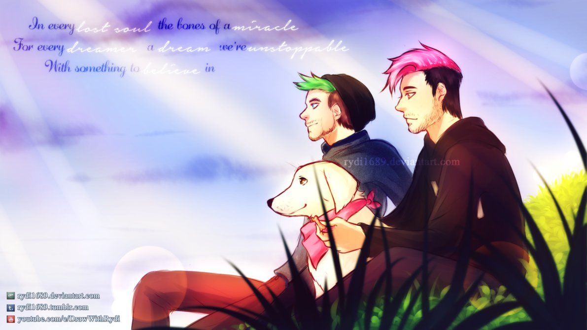 Logo Jacksepticeye occhio verde, 1280x720 720p, PC