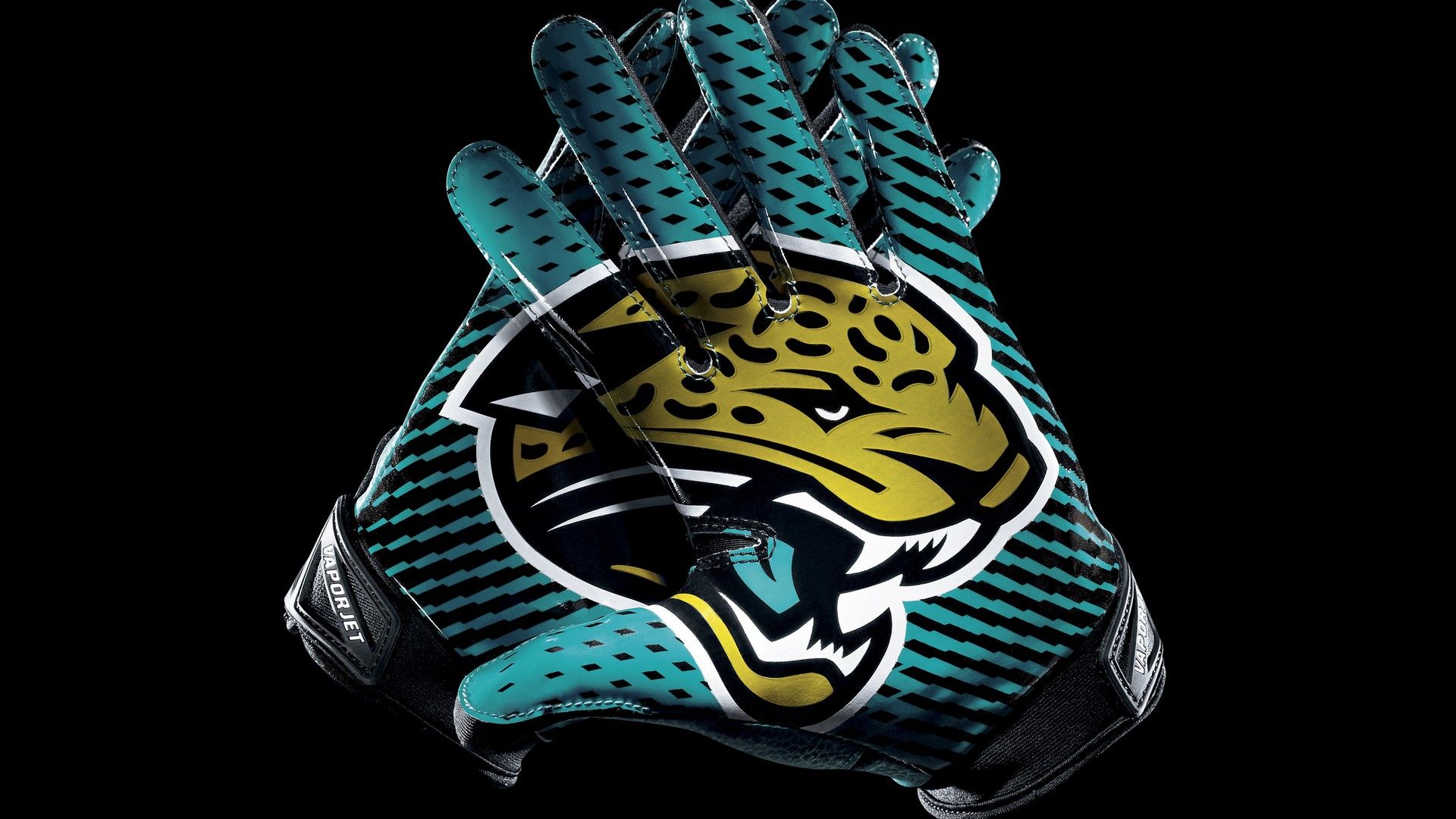 Guanti Jacksonville Jaguars logo, 1920x1080 Full HD, Desktop