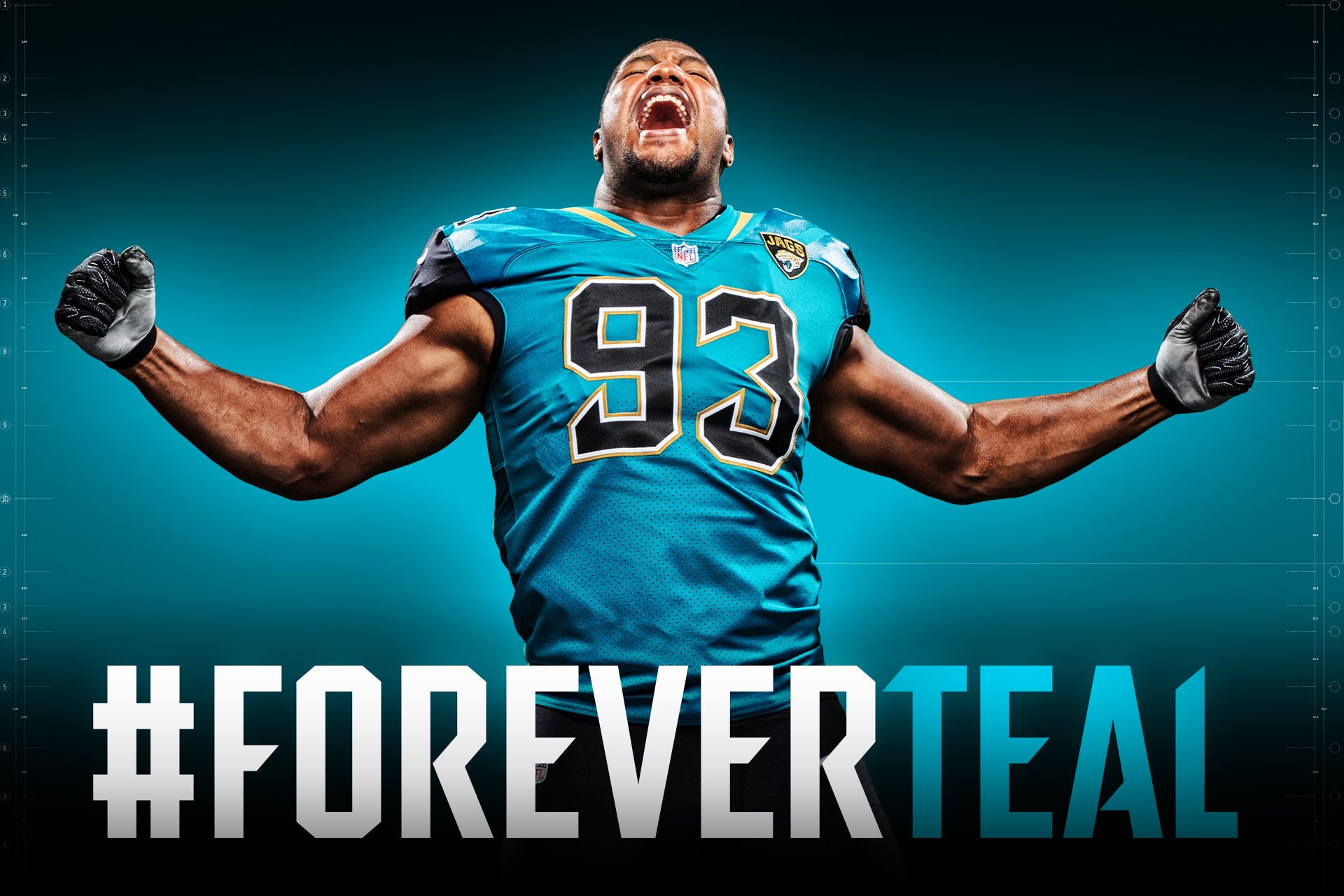Giocatore football Jacksonville Jaguars, 1920x1280 Full HD+, Laptop