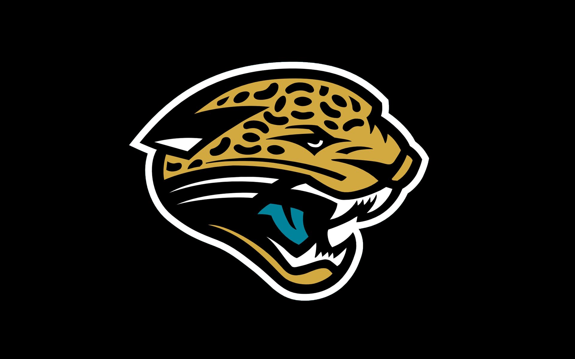 Logo Jacksonville Jaguars, testa giaguaro, 1920x1200 Full HD+ WUXGA, PC