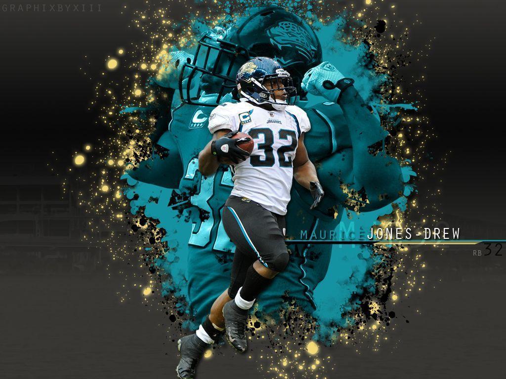 Giocatore football Jaguars numero 32, 1024x768 HD, Desktop