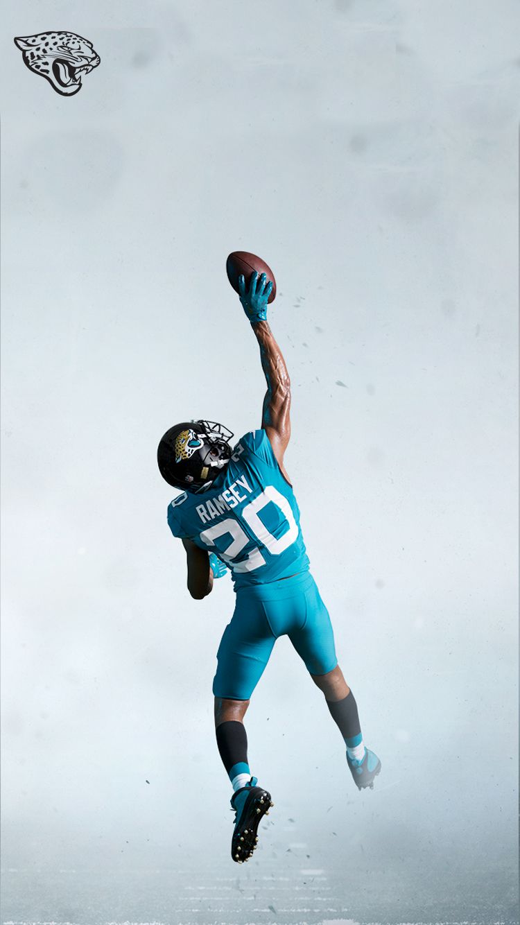 Giocatore Jacksonville Jaguars in salto, 750x1334 Full HD Verticale, Smartphone