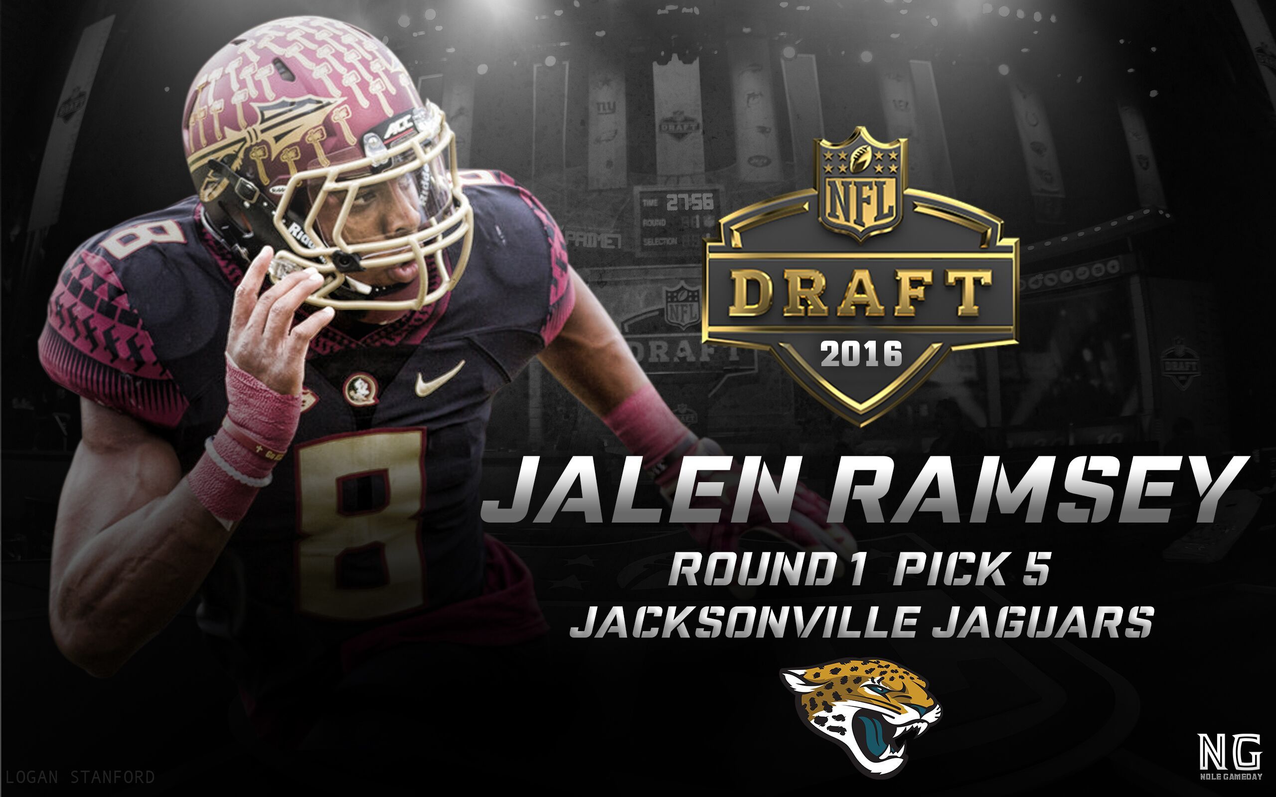 Jalen Ramsey NFL Draft Jaguars, 2560x1600 2K+, Laptop