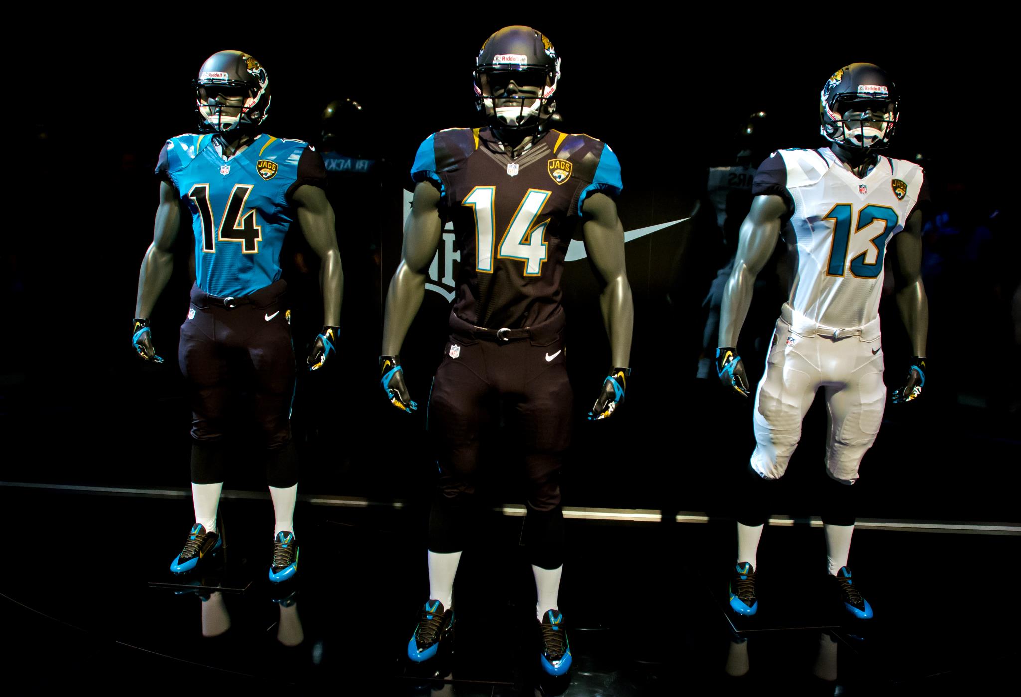 Uniformi Jacksonville Jaguars manichini, 2048x1399 alta risoluzione, PC