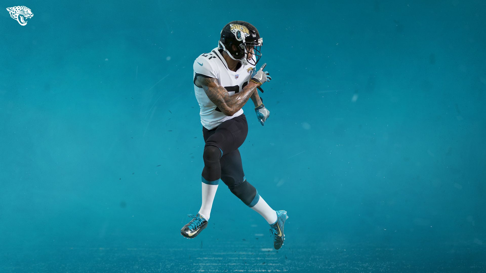 Giocatore Jacksonville Jaguars sfondo teal, 1920x1080 1080p, Desktop