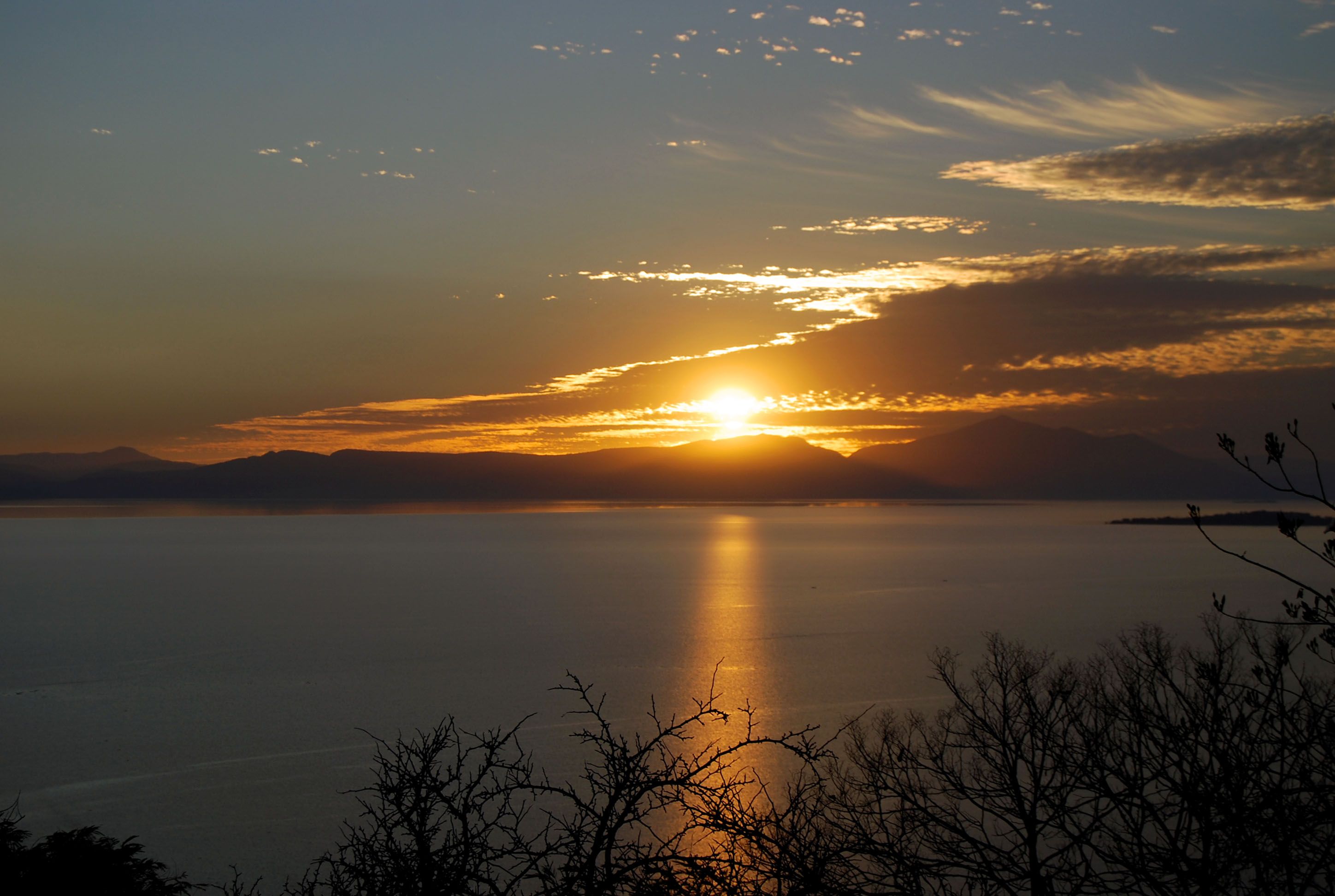 Tramonto sul lago Chapala, 2896x1944 WQXGA, Desktop
