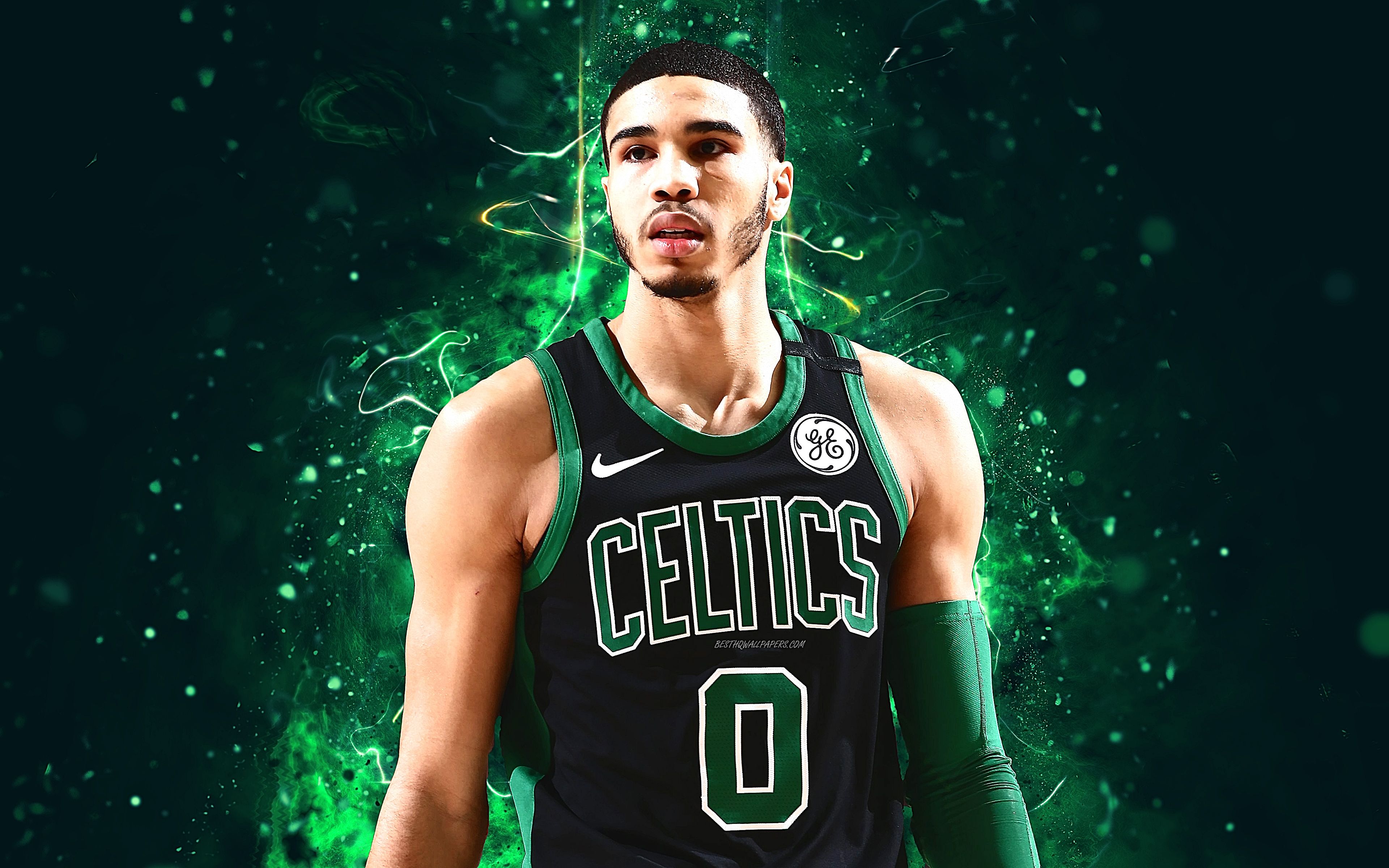 Jayson Tatum Celtics basket, Boston Celtics, 3840x2400 Ultra HD, 4K TV