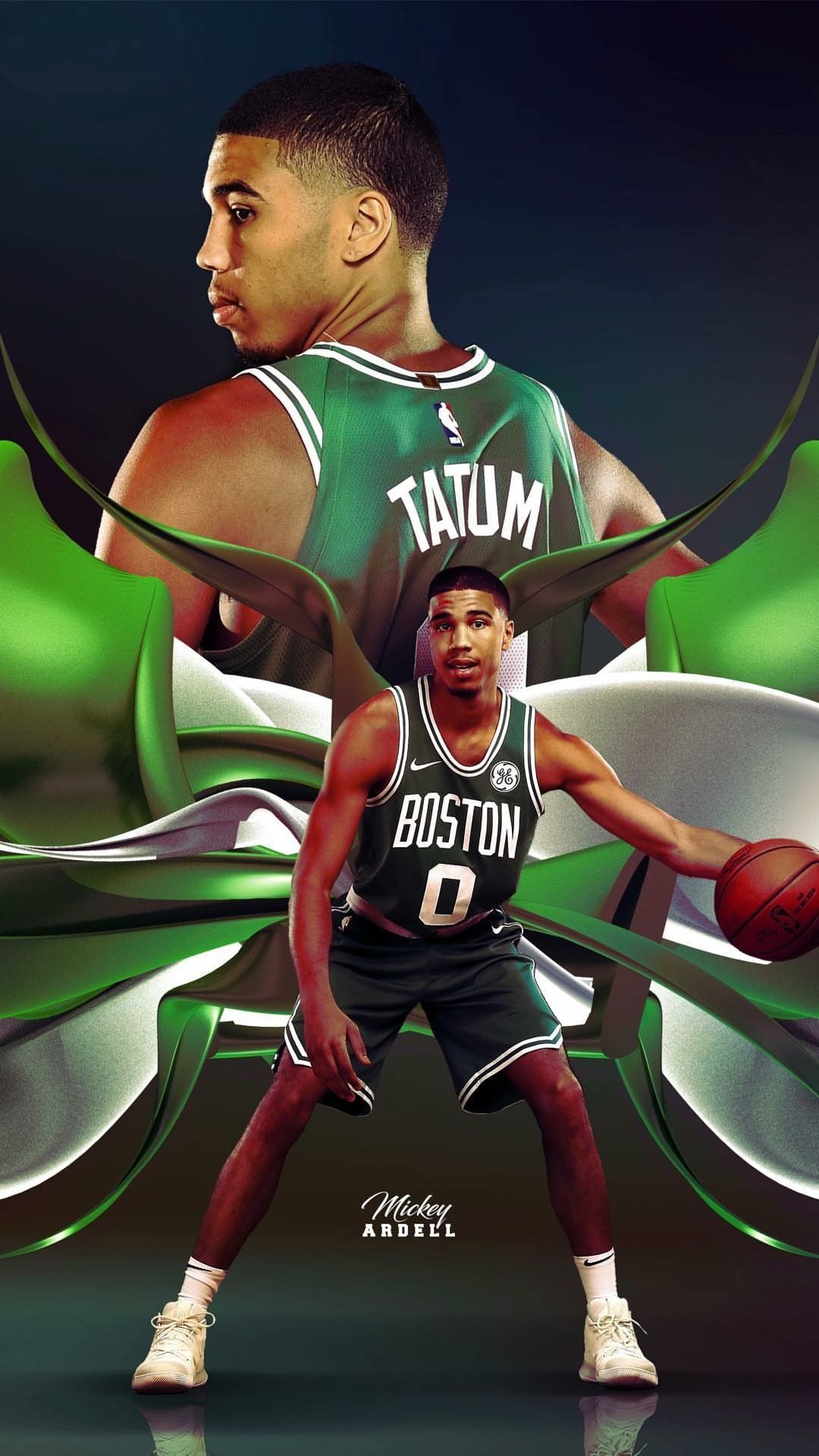 Jayson Tatum Boston Celtics, NBA, 1080x1920 Full HD Verticale, Smartphone