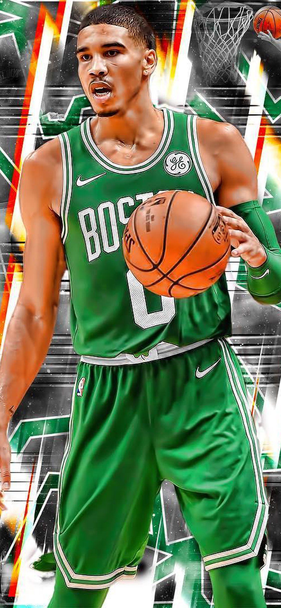 Jayson Tatum Boston Celtics, 1125x2436 Full HD Verticale, Smartphone