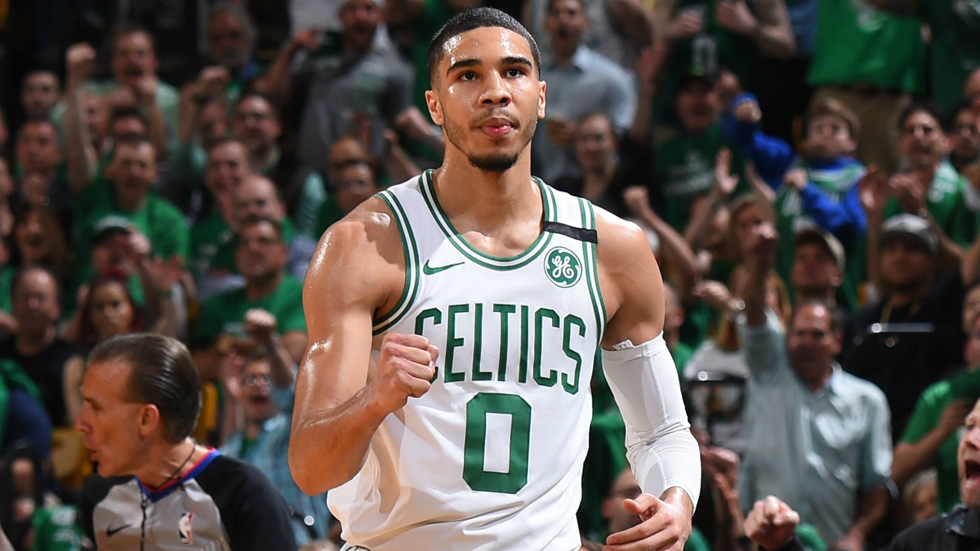 Jayson Tatum Celtics esultanza, 1920x1080 Full HD 1080p, PC