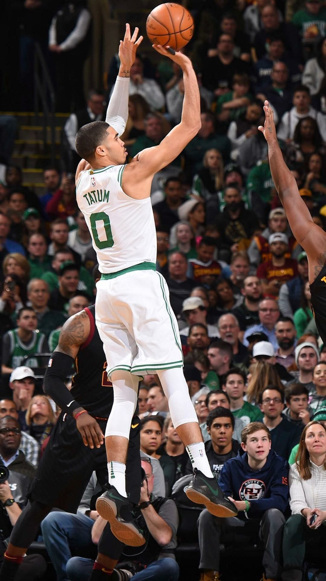 Jayson Tatum tiro Celtics, 1080x1920 Verticale, Telefono